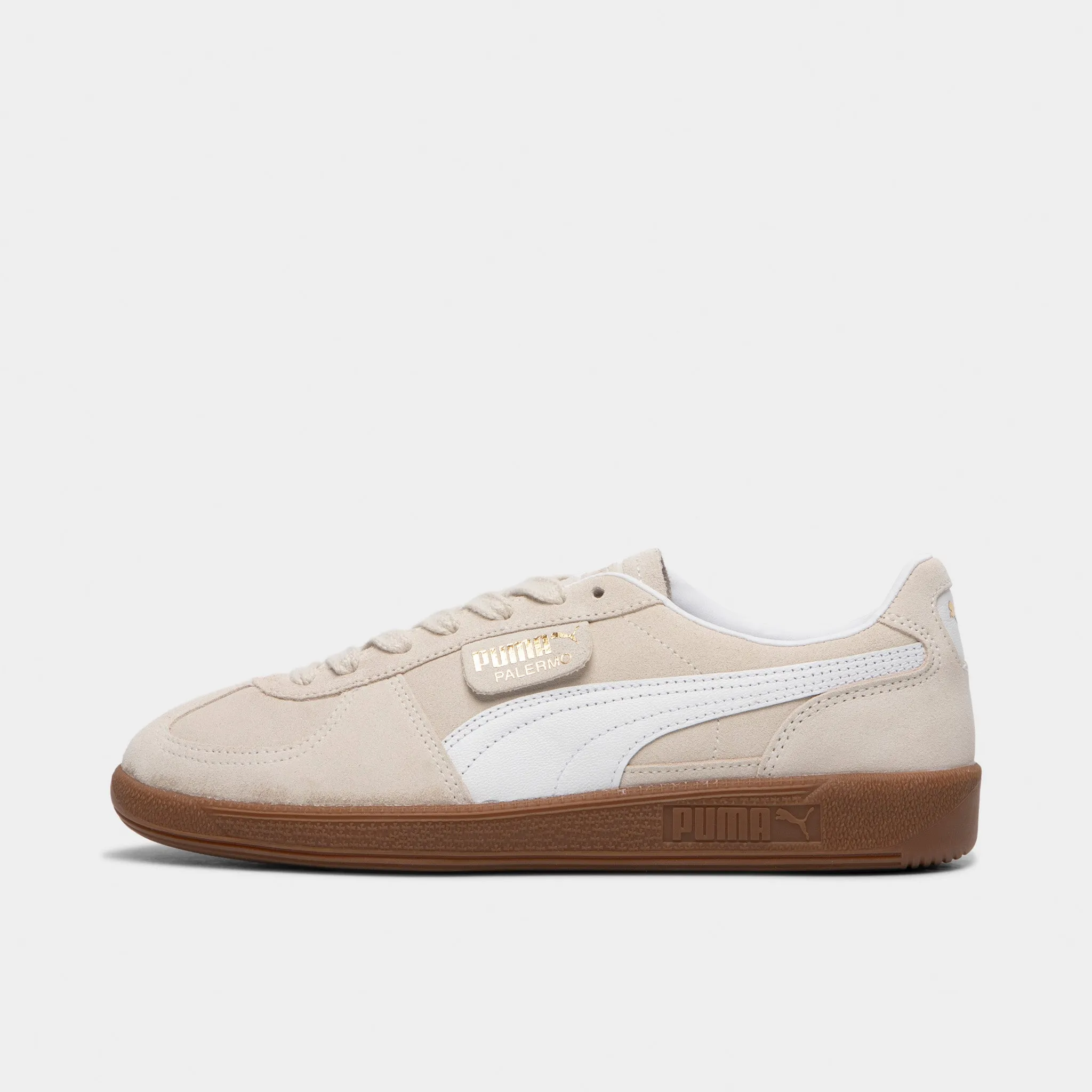 Soft Soles Winter Cozy PUMA Palermo Tan / White