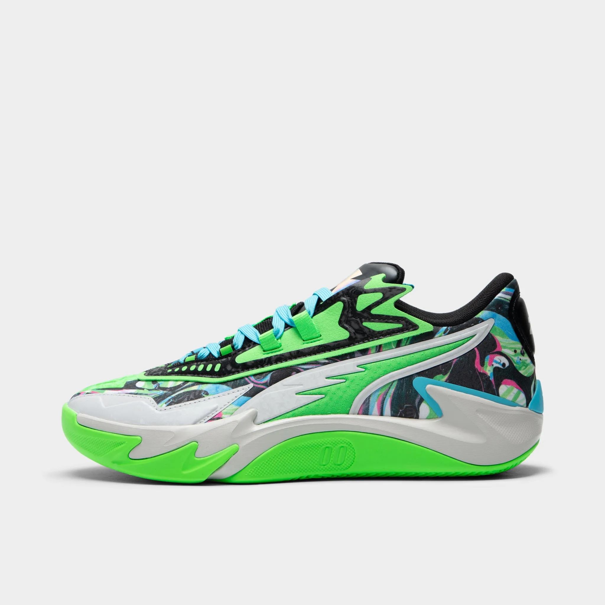 PUMA Scoot Zeros II Green / Black - Pink Chill Look Comfortable Cushions