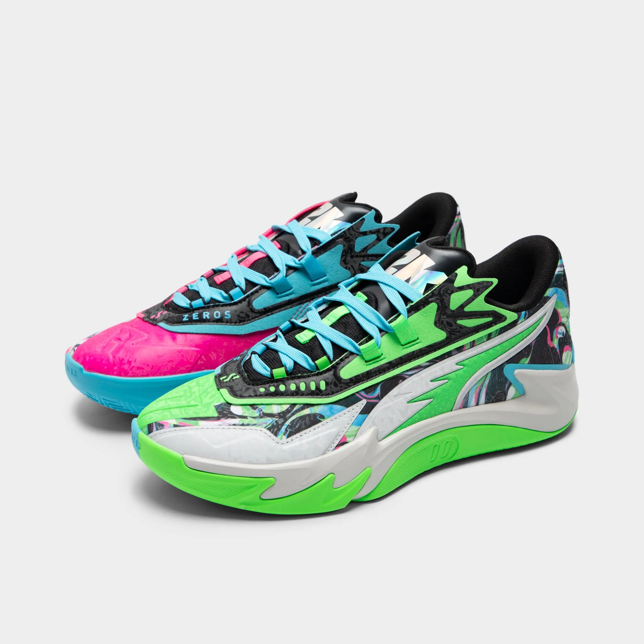 PUMA Scoot Zeros II Green / Black - Pink All Around