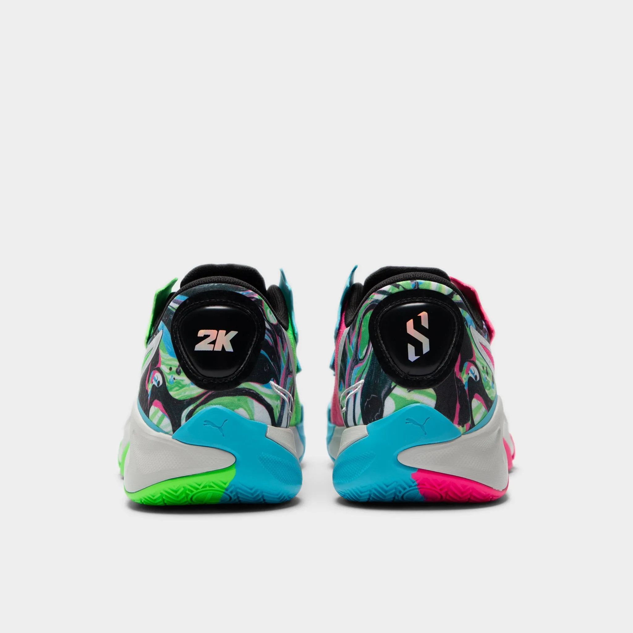 Neutral Color Fit Anytime PUMA Scoot Zeros II Green / Black - Pink