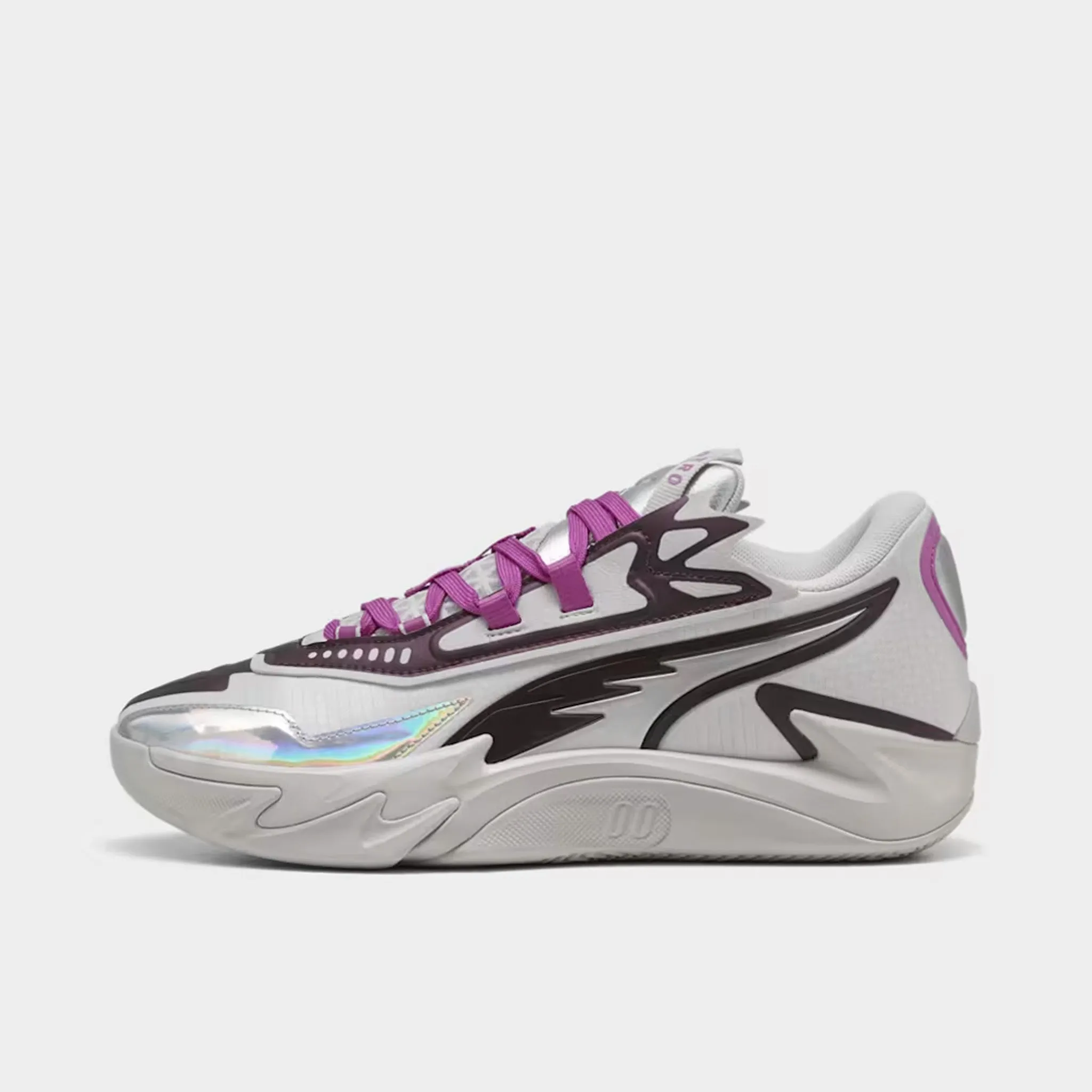 Marathon Walk PUMA Scoot Zeros II "Sterling" Feather Gray / Wild Berry