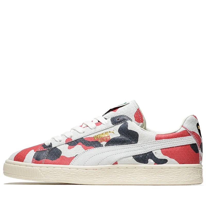 Puma Suede Made In Japan KOI - White/Red Simple Choice Moisture Wicking Liner