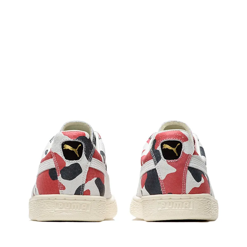Puma Suede Made In Japan KOI - White/Red Timeless arch Cool Look