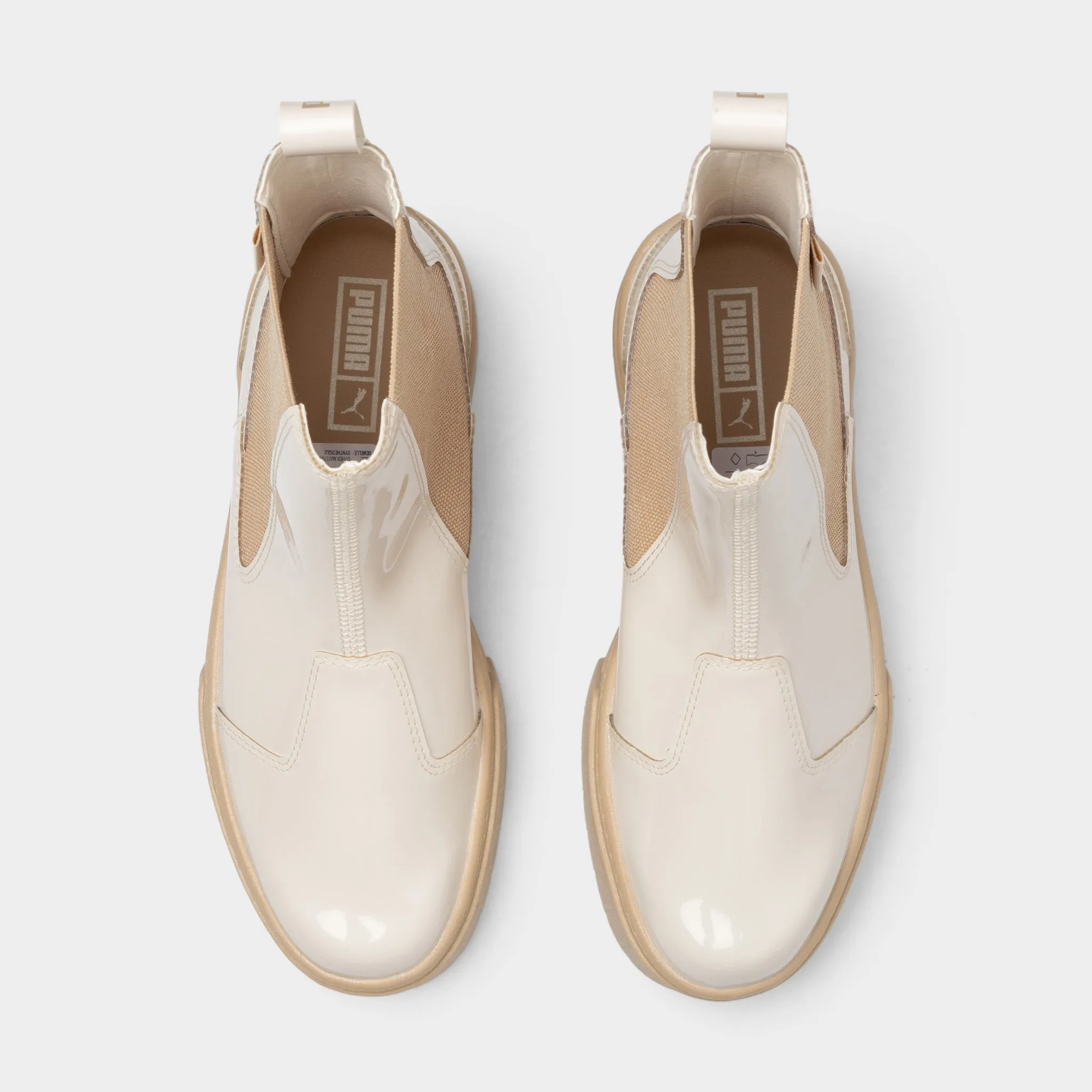 PUMA Women's Mayze Chelsea Boot / Off White WideToeBox Timeless Feel