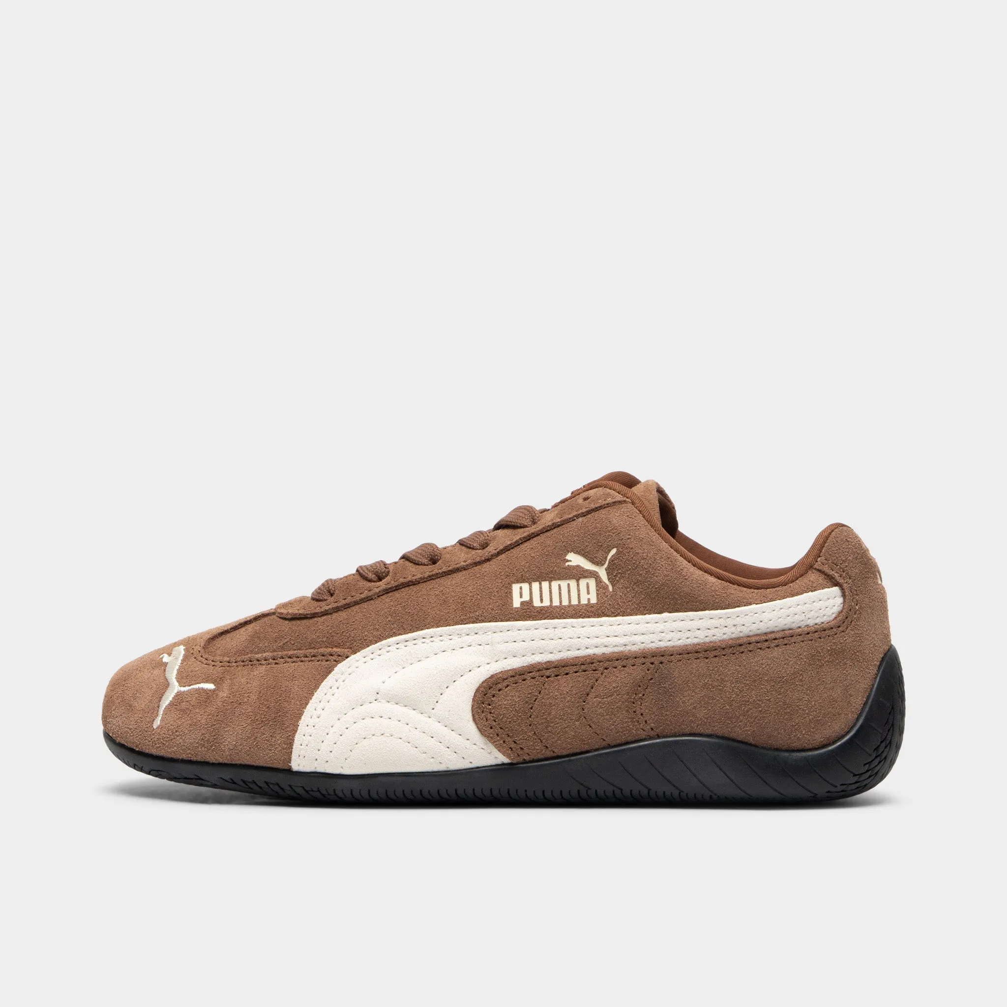 PUMA Women's Speedcat OG Haute Coffee / Frosted Ivory Natural Feel Ventilated Side