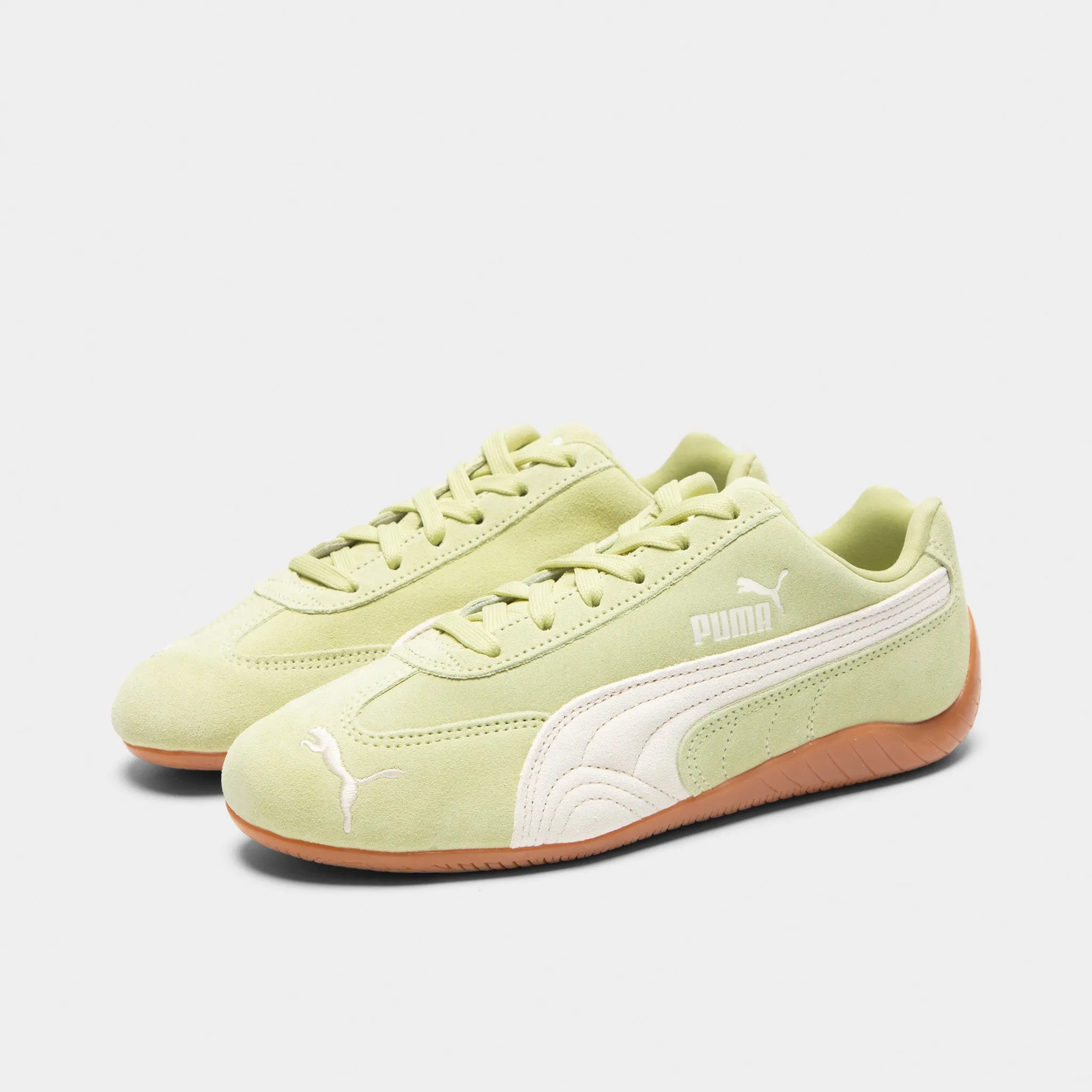 PUMA Women's Speedcat OG Pistachio Green / Warm White Anti   Odor