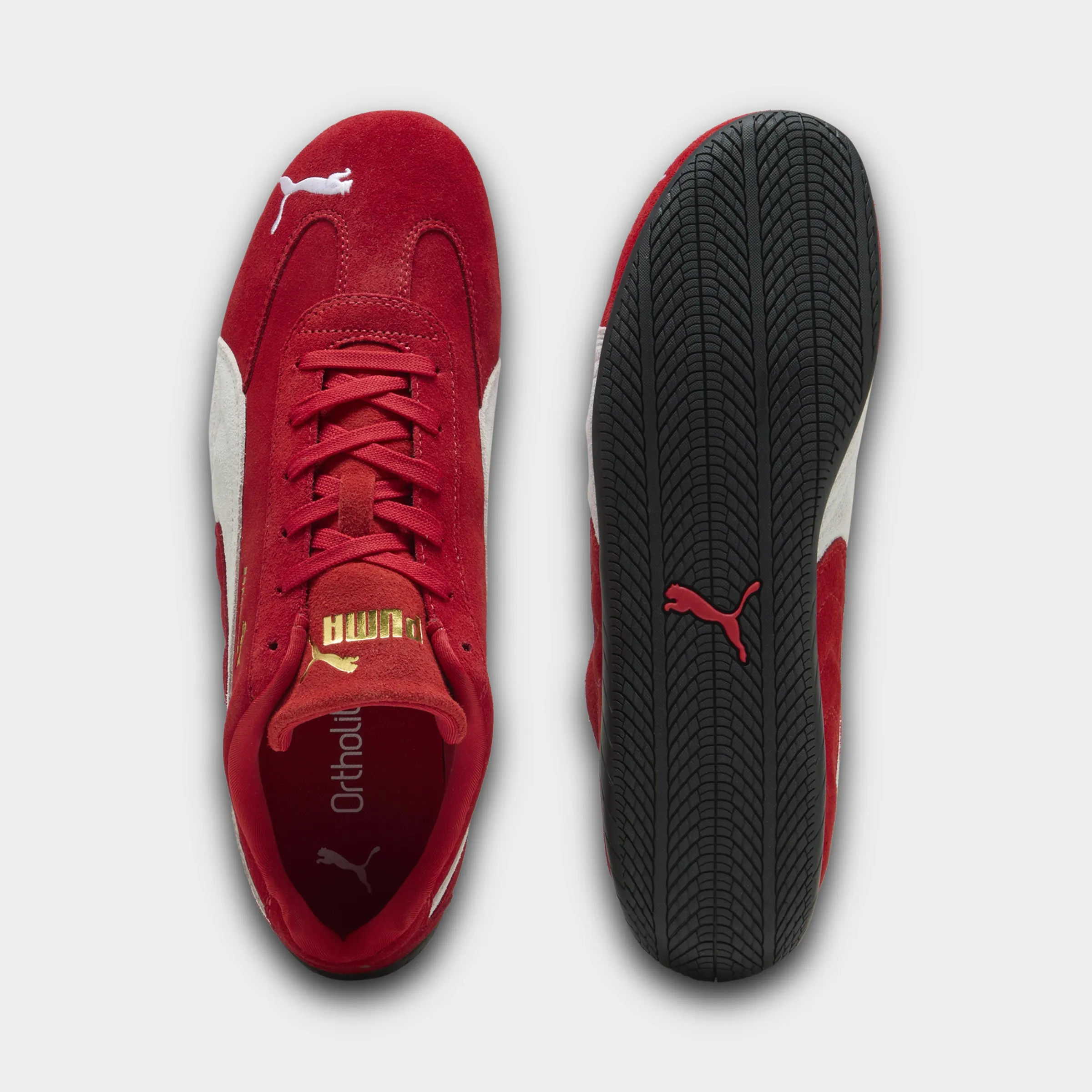 PUMA Women's Speedcat OG Red / White Dry Feet Neat Style