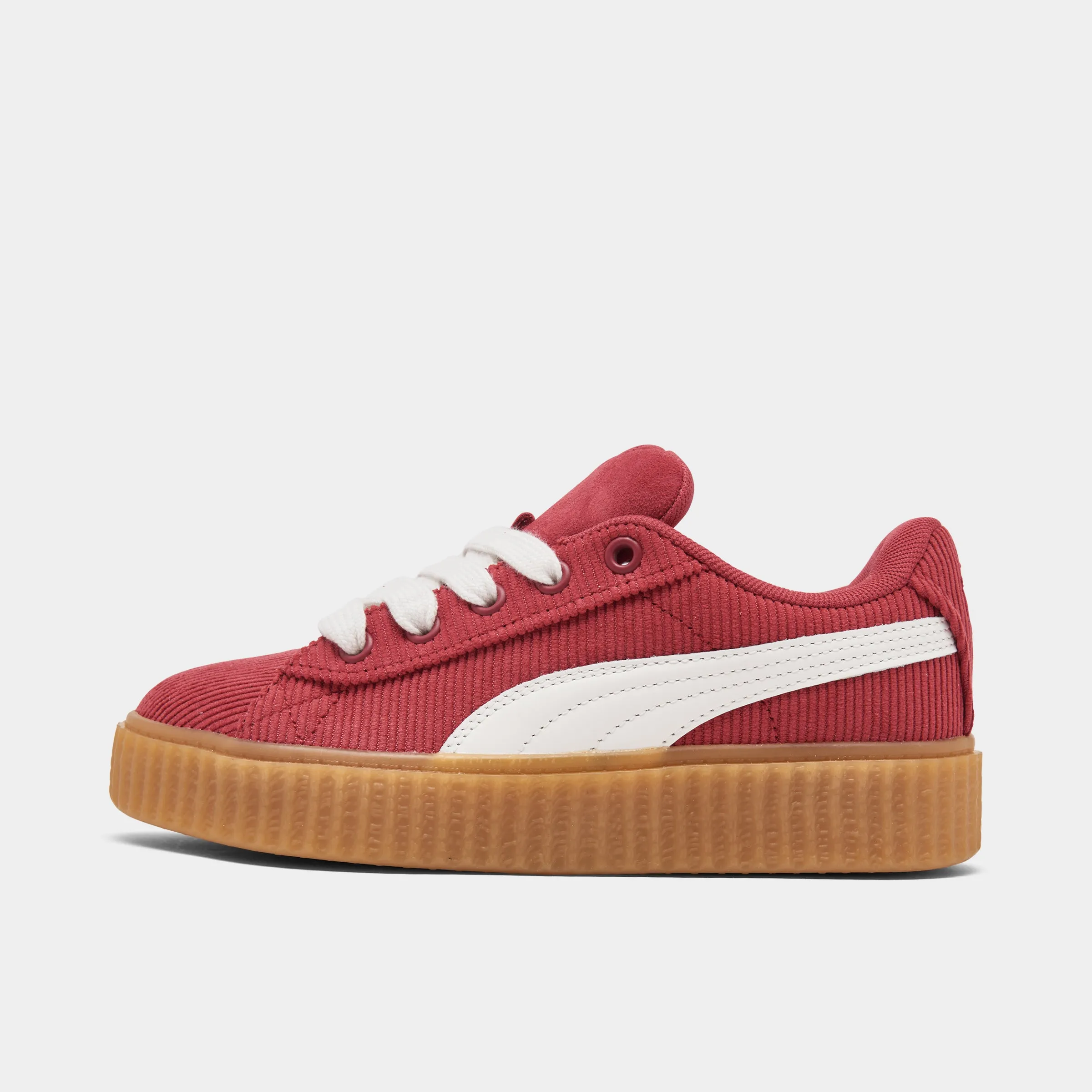 PUMA x FENTY Childrens' Creeper Phatty Corduroy Club Red / Warm White - Gum Bright Jog Heat Proof