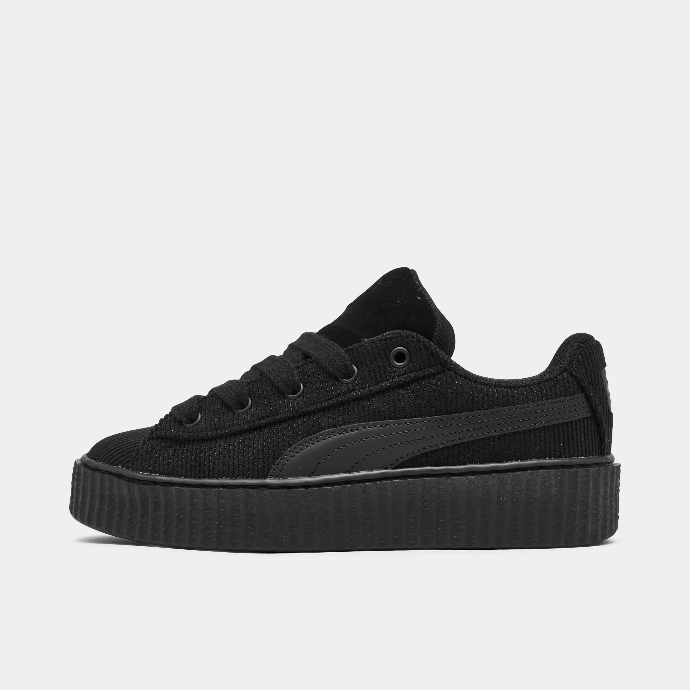 Model Day Light Travel PUMA x FENTY Juniors' Creeper Phatty Corduroy Black / Gold