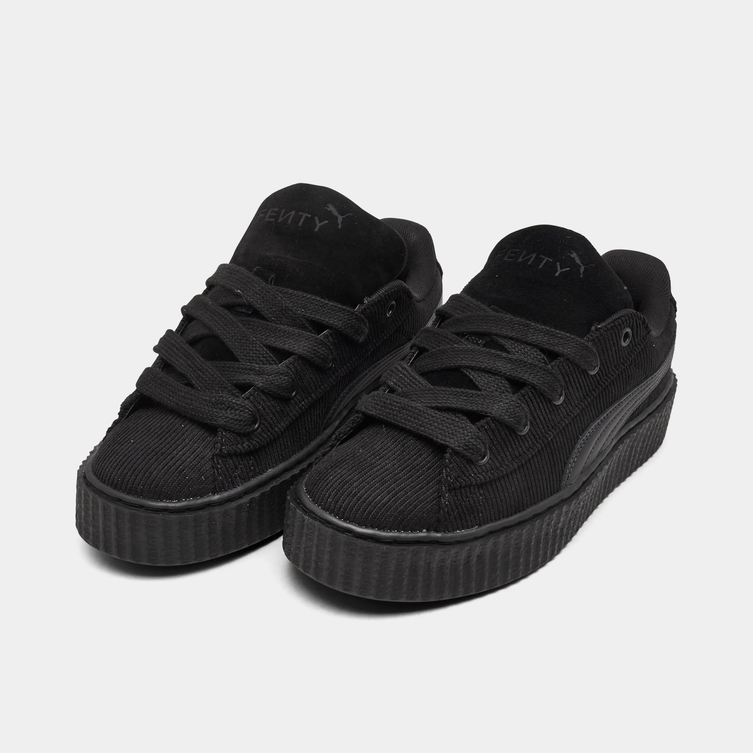 Comfortable Fitment PUMA x FENTY Juniors' Creeper Phatty Corduroy Black / Gold