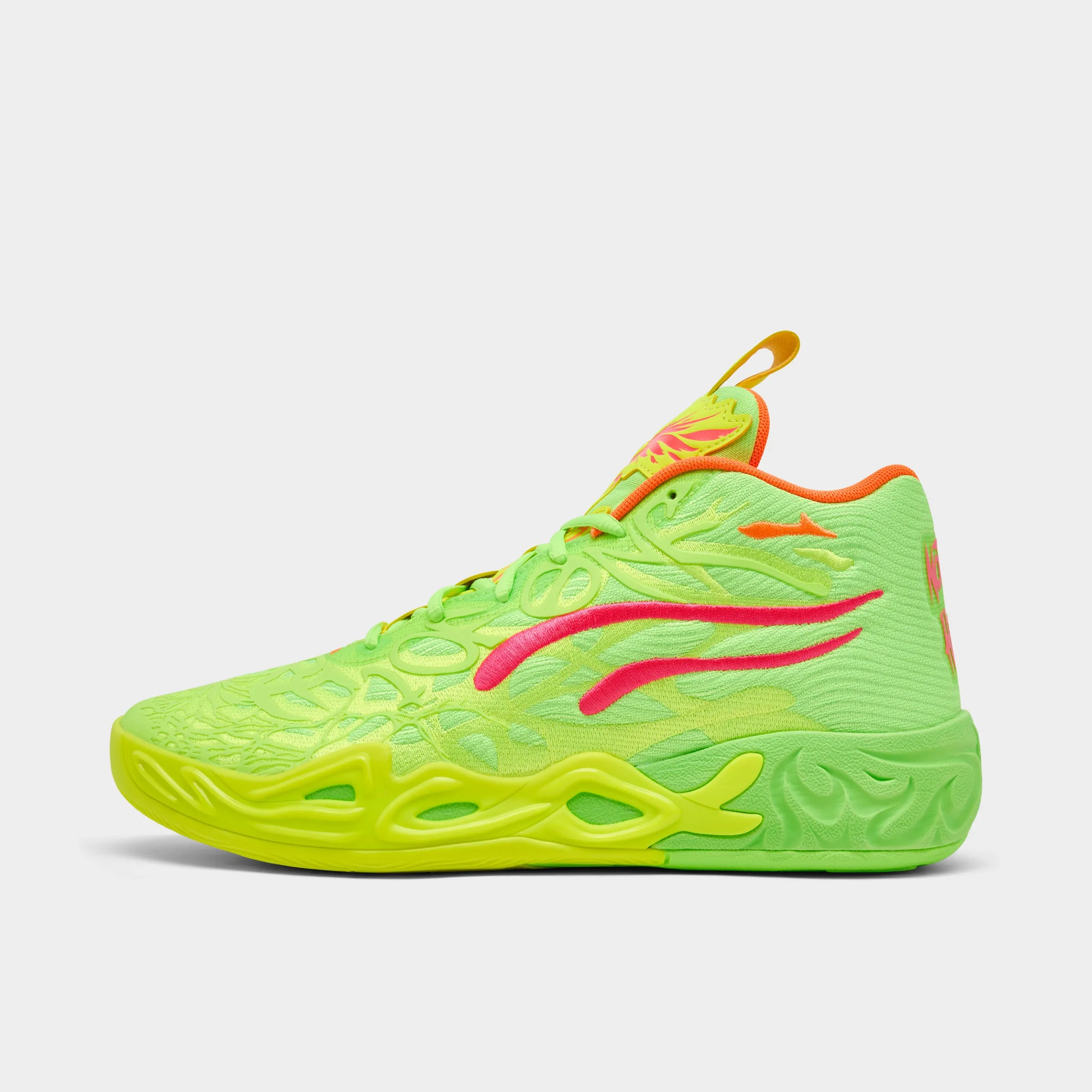 warm weather Anti Abrasion PUMA x LaMelo Ball MB.04 Yellow Alert / Green Glare - Pink Alert