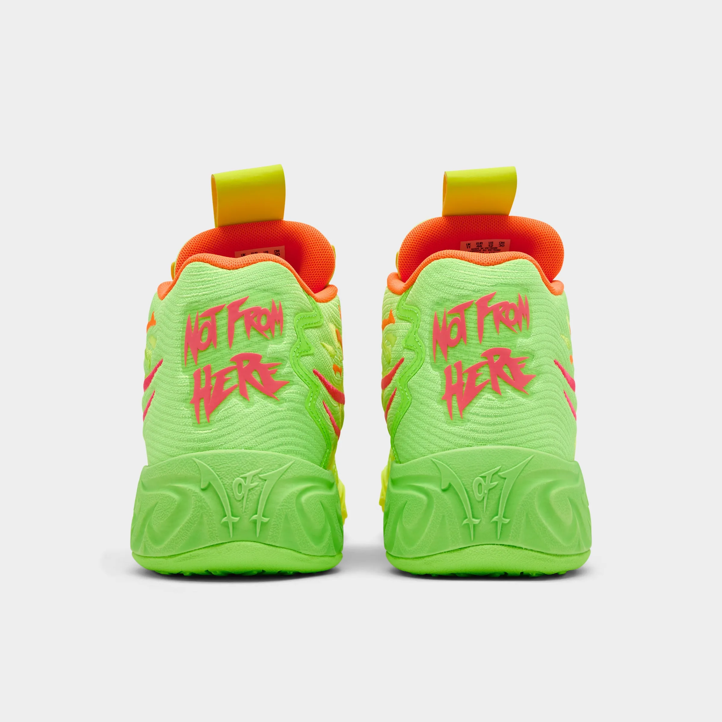 PUMA x LaMelo Ball MB.04 Yellow Alert / Green Glare - Pink Alert Textured Surface
