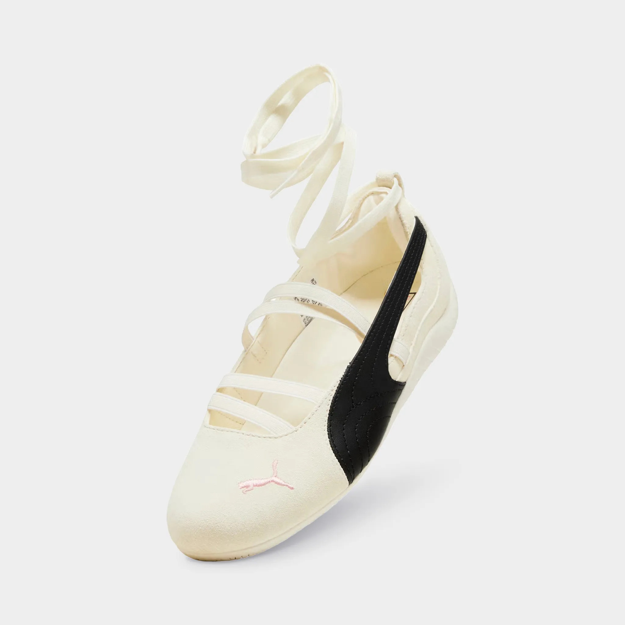 Flexible Grip Puma x Ros?? Speedcat Ballet Warm White / Black - Frosty Pink