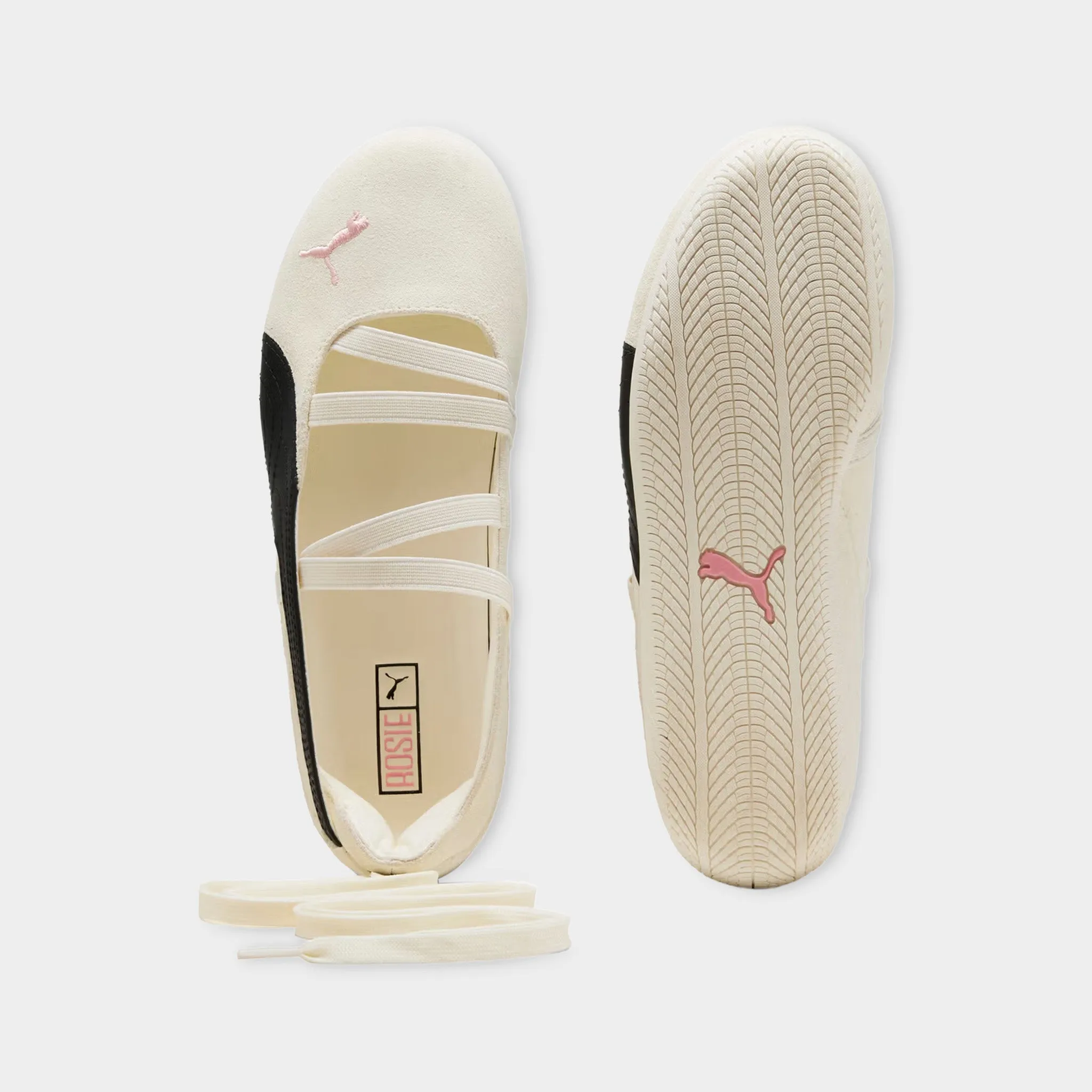 Mobile Life Puma x Ros?? Speedcat Ballet Warm White / Black - Frosty Pink