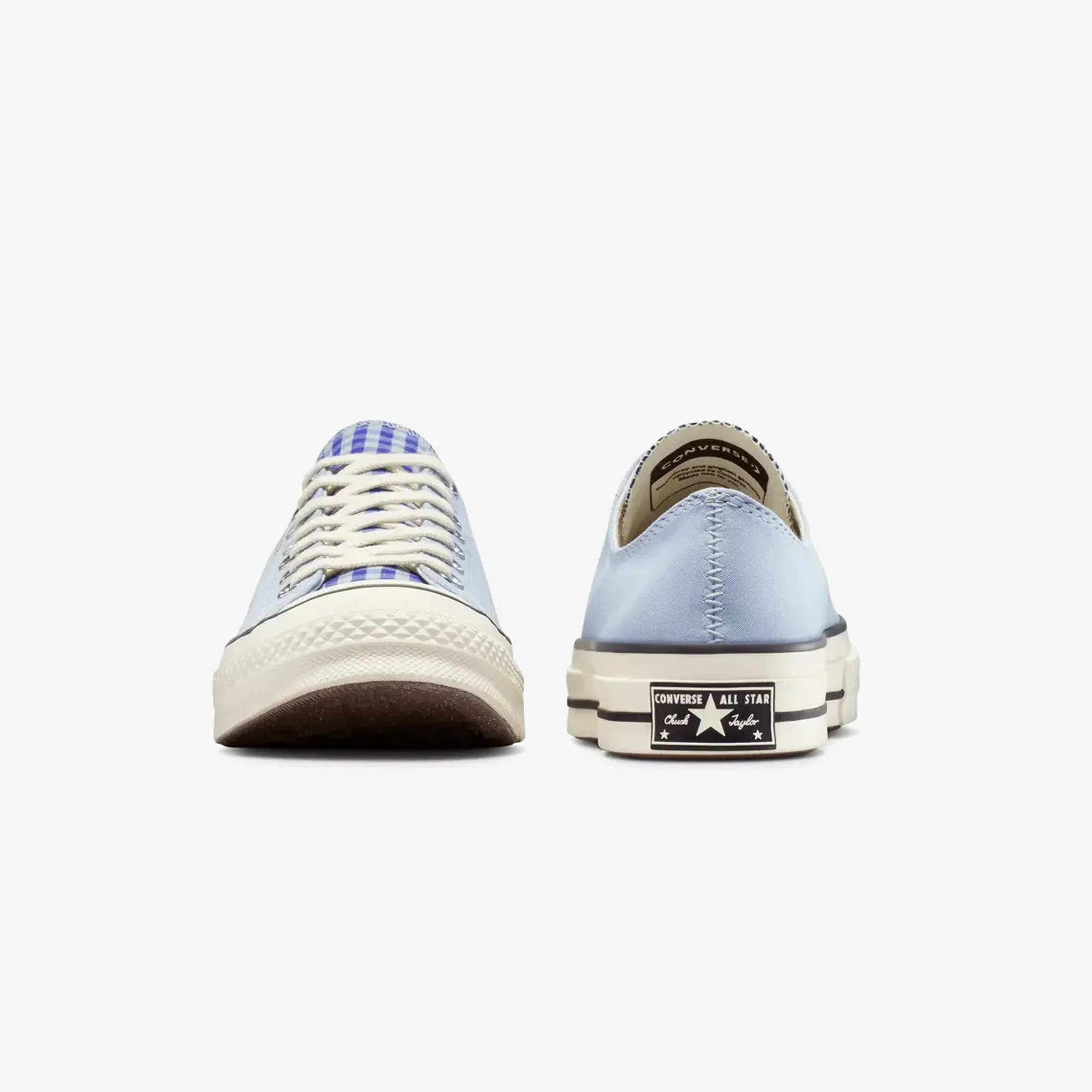 Converse | UPCYCLE CHUCK 70 CHAMBRAY & GINGHAM { BLUE Home Style