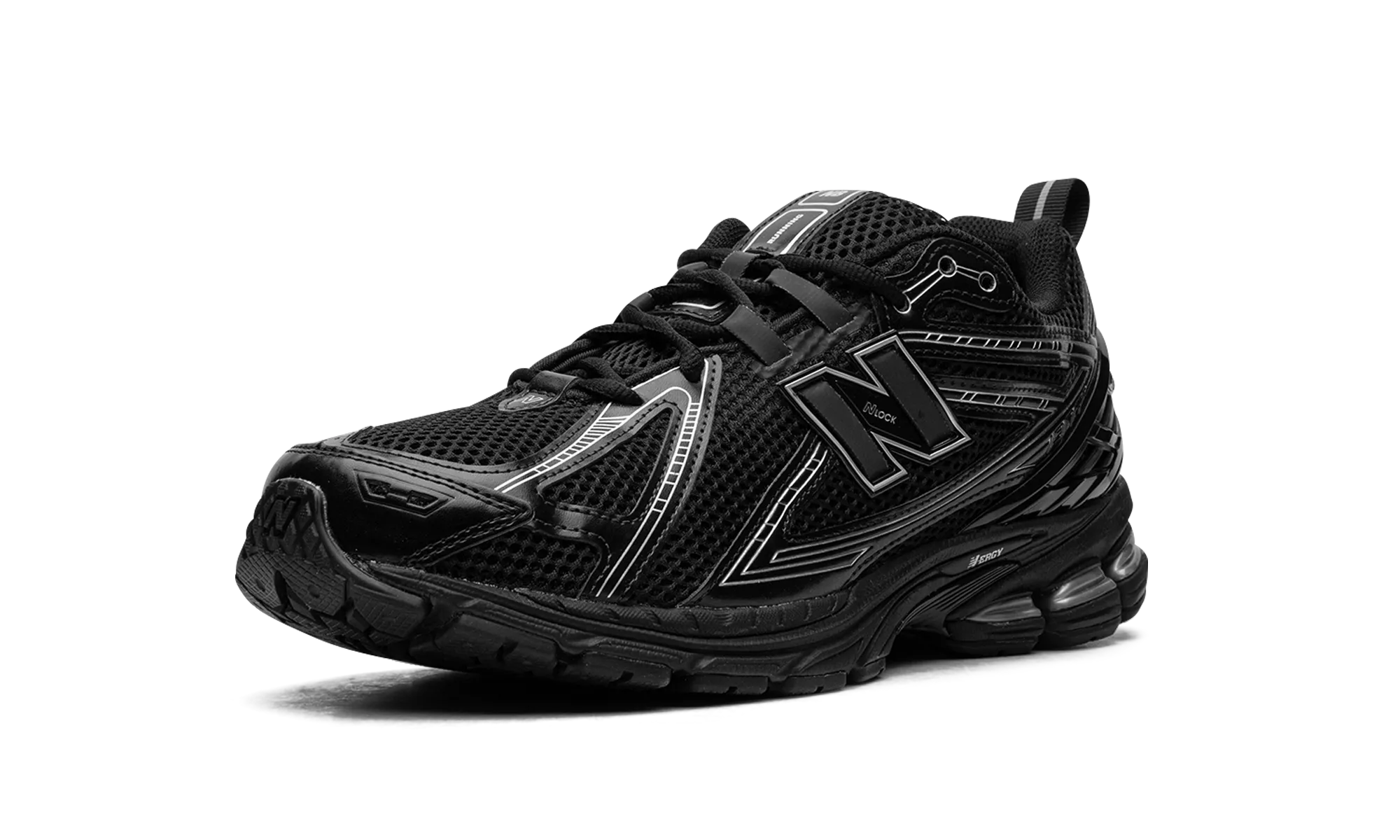 1906R "Black / Silver" running on mud shoes suede running wear