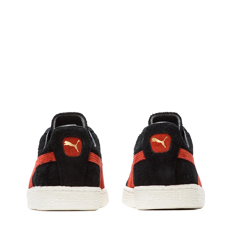 Puma Suede Made In Japan - Black/Red Breathable Weave NarrowFit