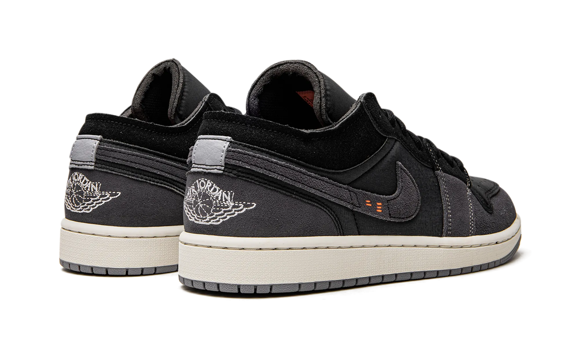 Air Jordan 1 Low SE Craft "Inside Out - Black" Thermoregulating Material High rebound