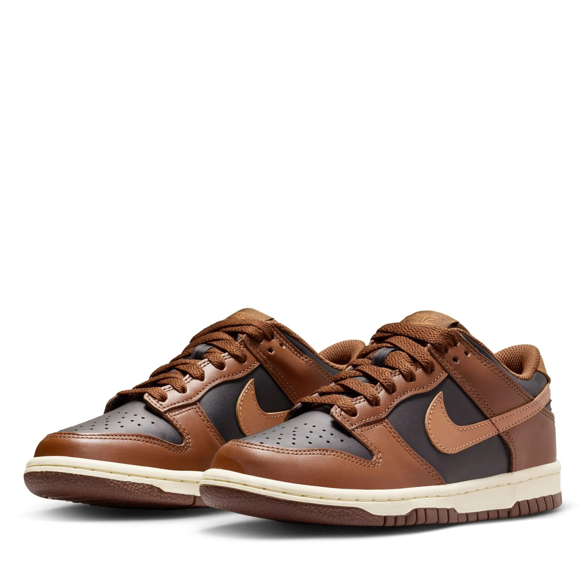 Nike Dunk Low (GS) - Black/British Tan Casual Elegance