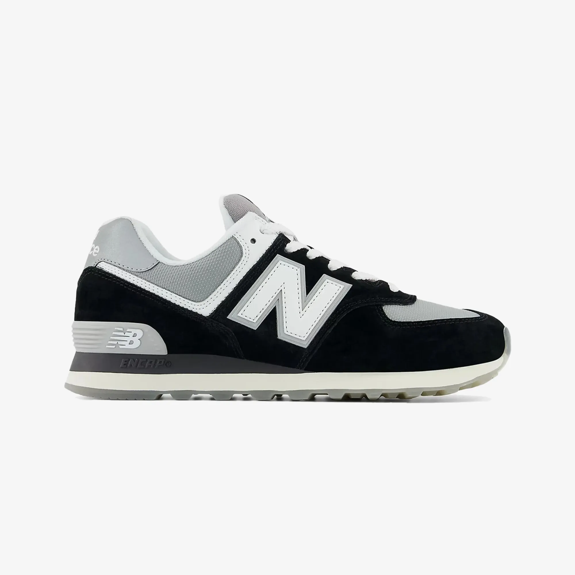 New Balance | 574 { BLACK/GREY Quick Comfort