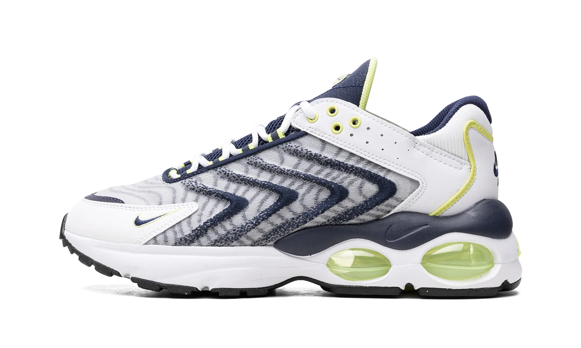 running in a suspension cable bridge area shoes professional athletes' shoes Air Max TW "Navy"