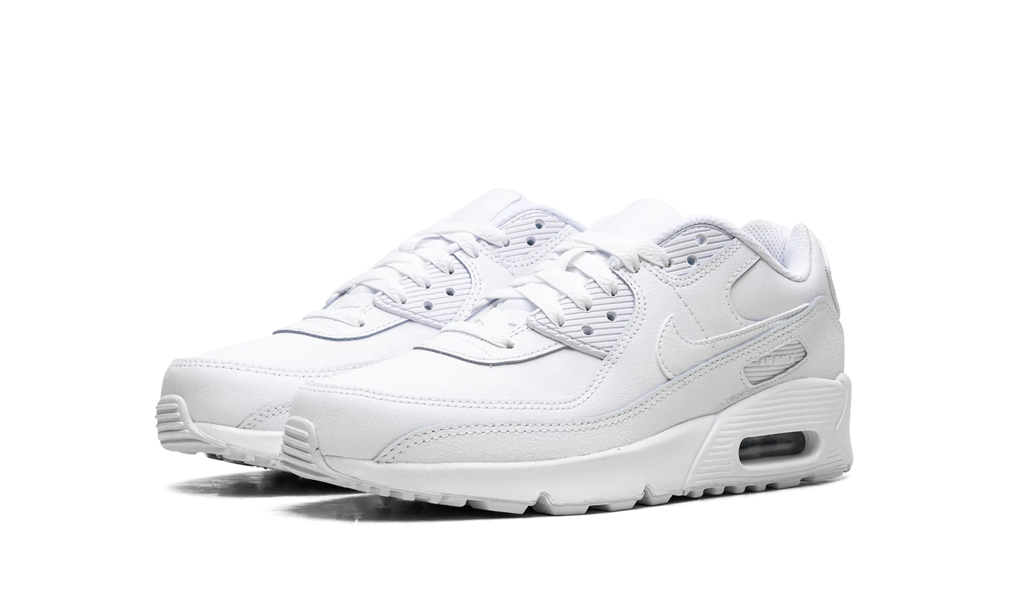 long - lasting Air Max 90 GS "White Metallic Silver"