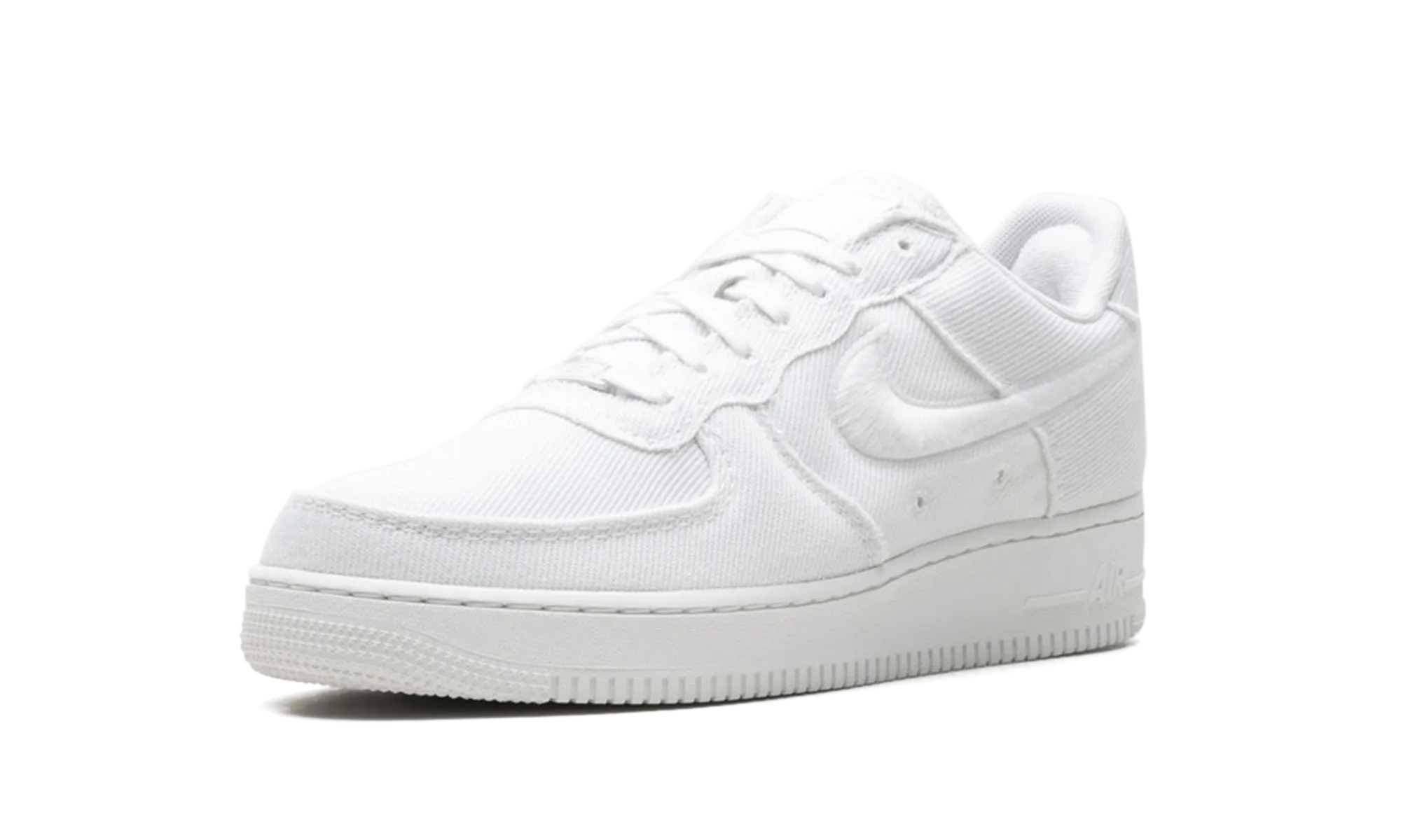 Action Mode Light Traction Air Force 1 Low Canvas "Summit White Light Orewood Brown"