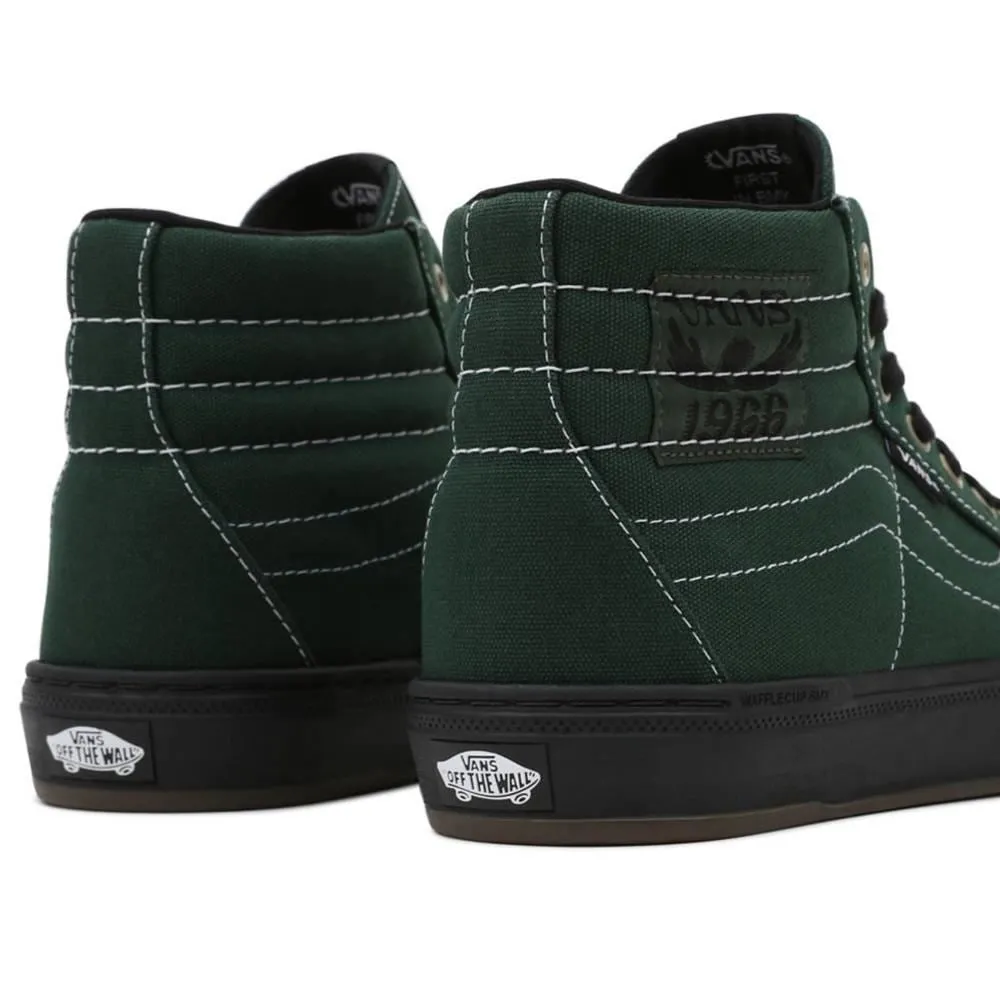 Secure fit Pro Inspired Vans Sk8-Hi 238 - Dakota Roche Green/Black