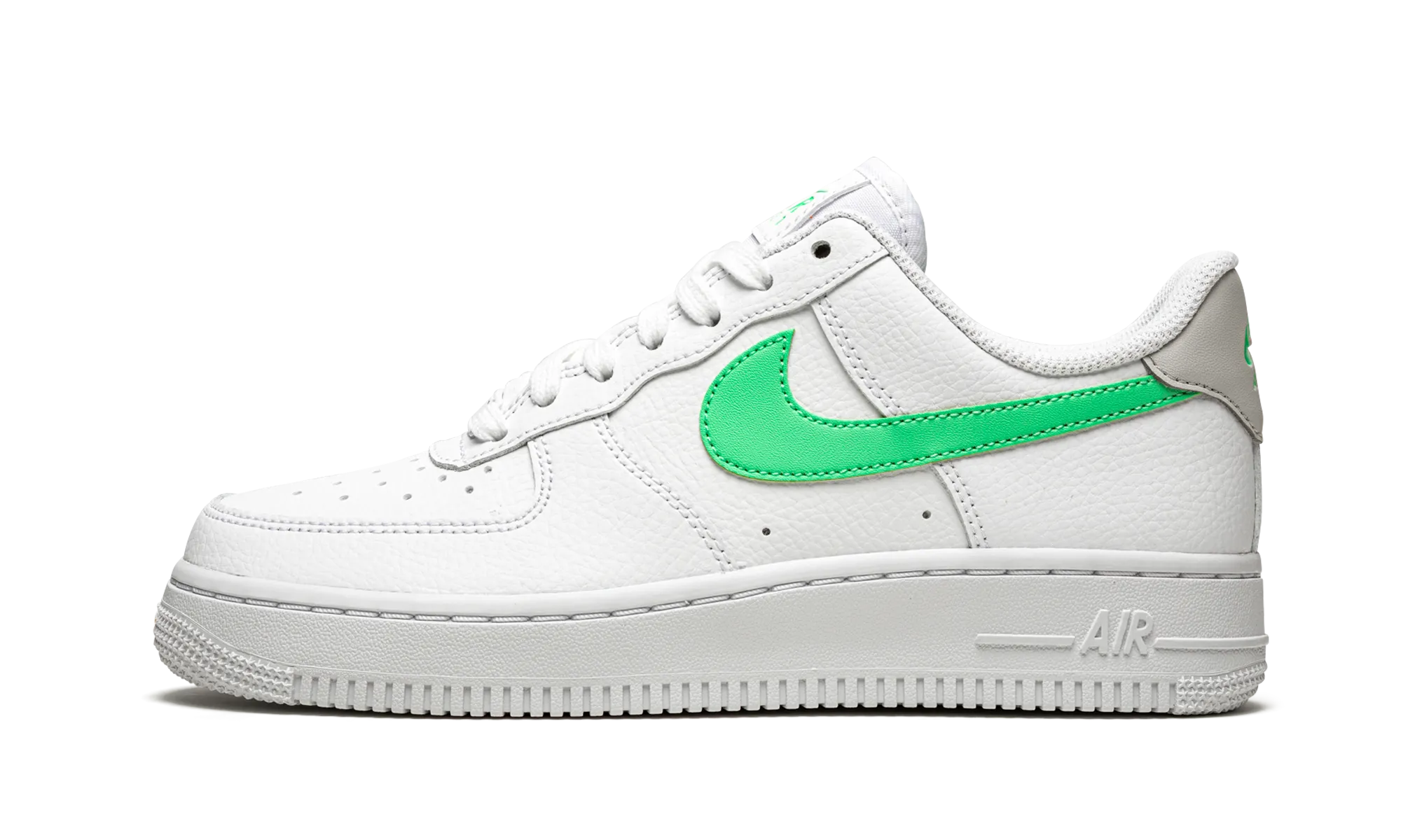 AIR FORCE 1 LO '07 MNS WMNS "White / Green Glow" Shock   Absorbing Good elasticity