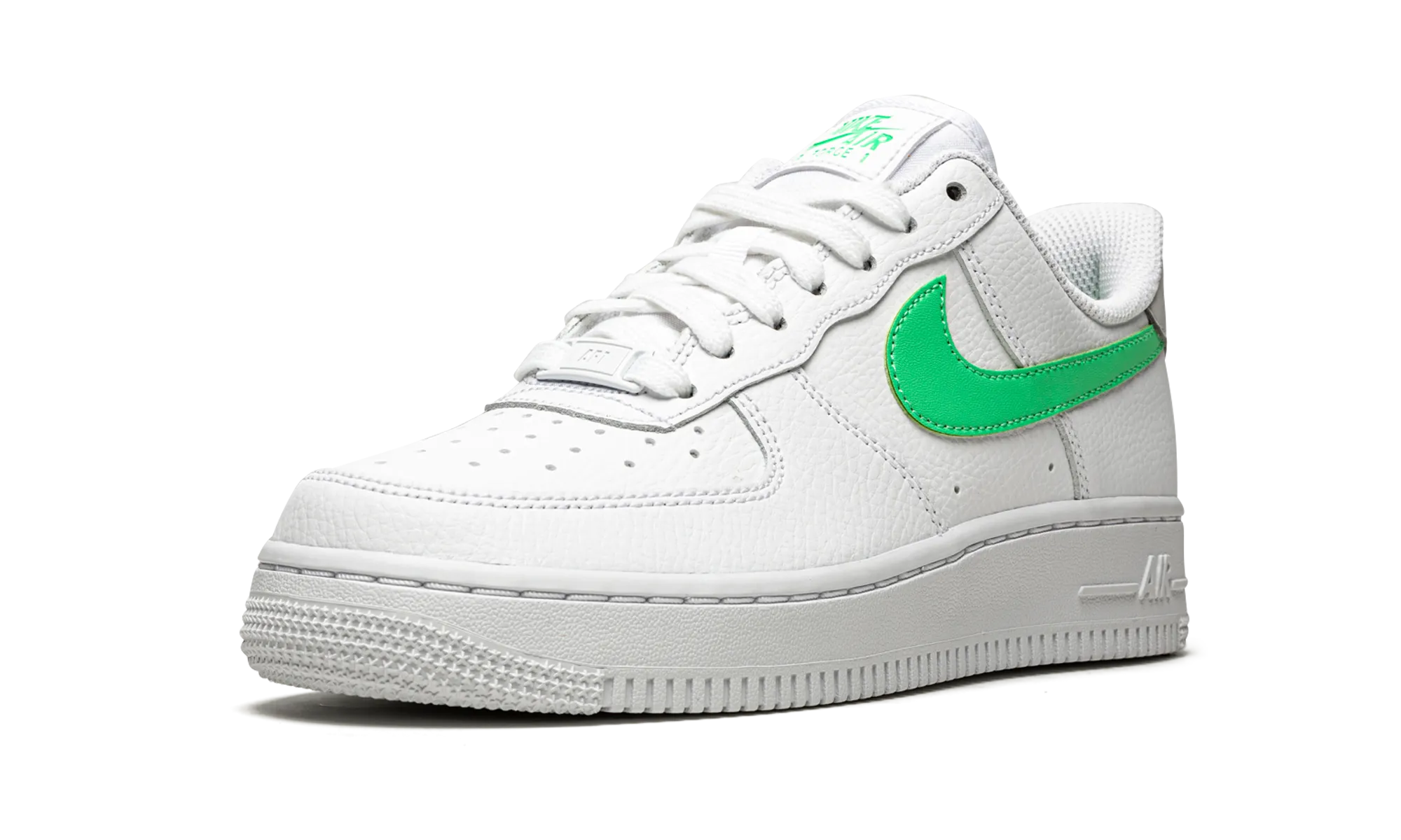 AIR FORCE 1 LO '07 MNS WMNS "White / Green Glow" Flat Ground Classic Wear
