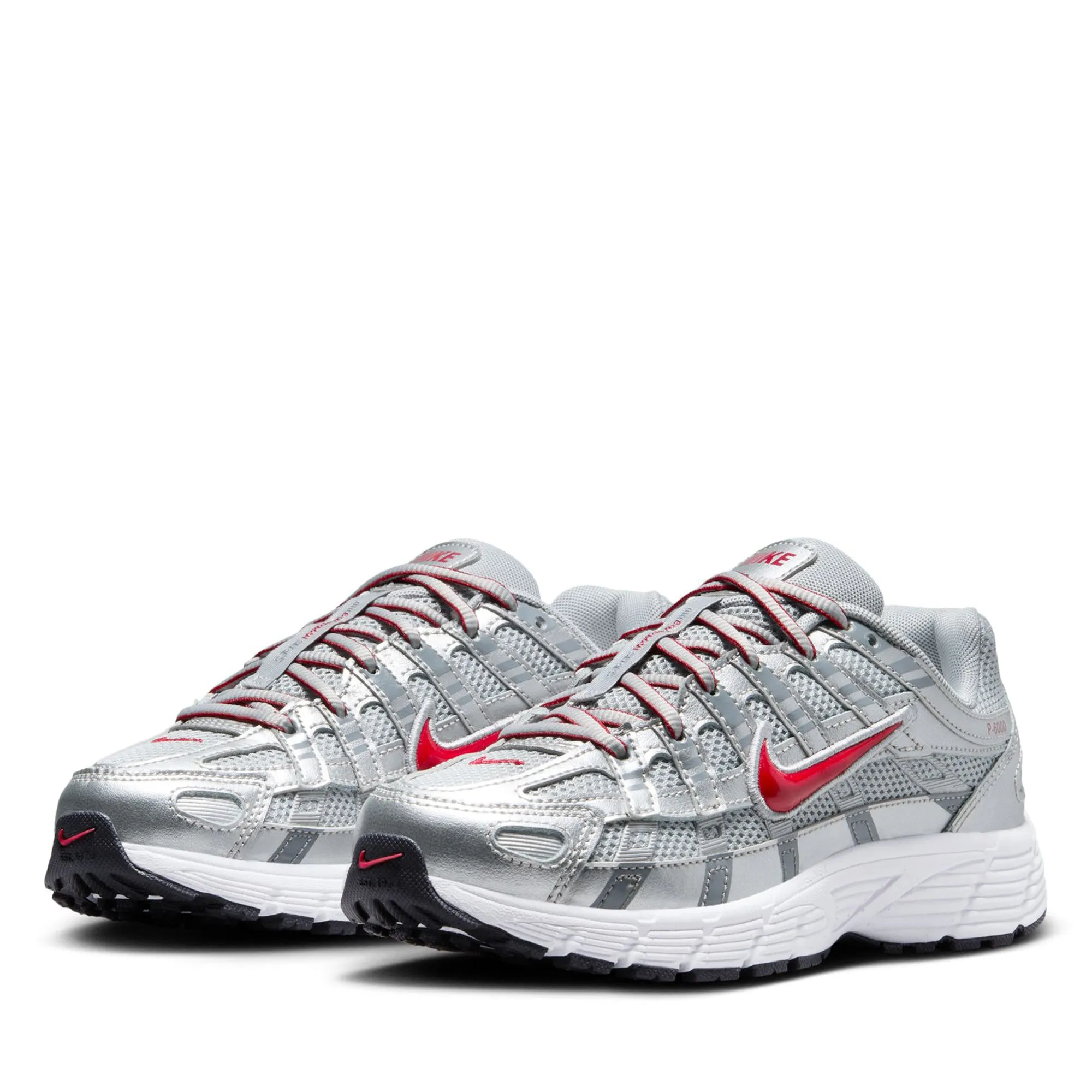 TPROutsole Nike P-6000 (GS) - Metallic Silver/Gym Red