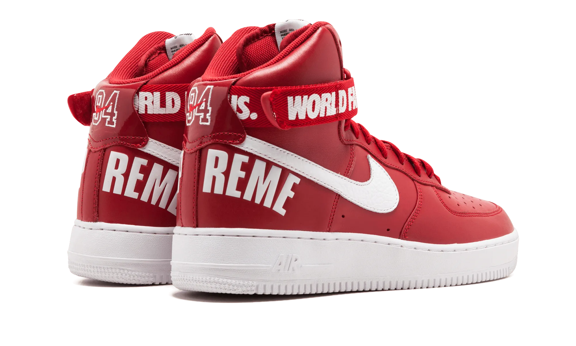 Air Force 1 High Supreme SP "Red" Active Comfort Performance Motion