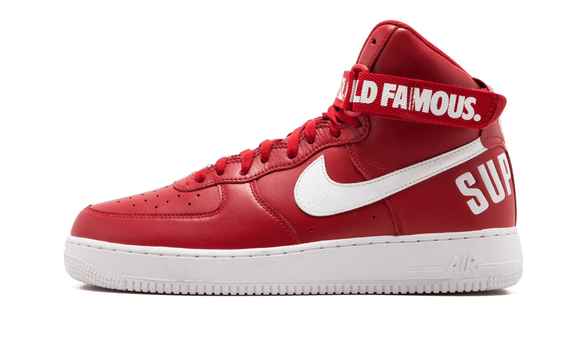 Performance Ride Rugged Design Air Force 1 High Supreme SP "Red"
