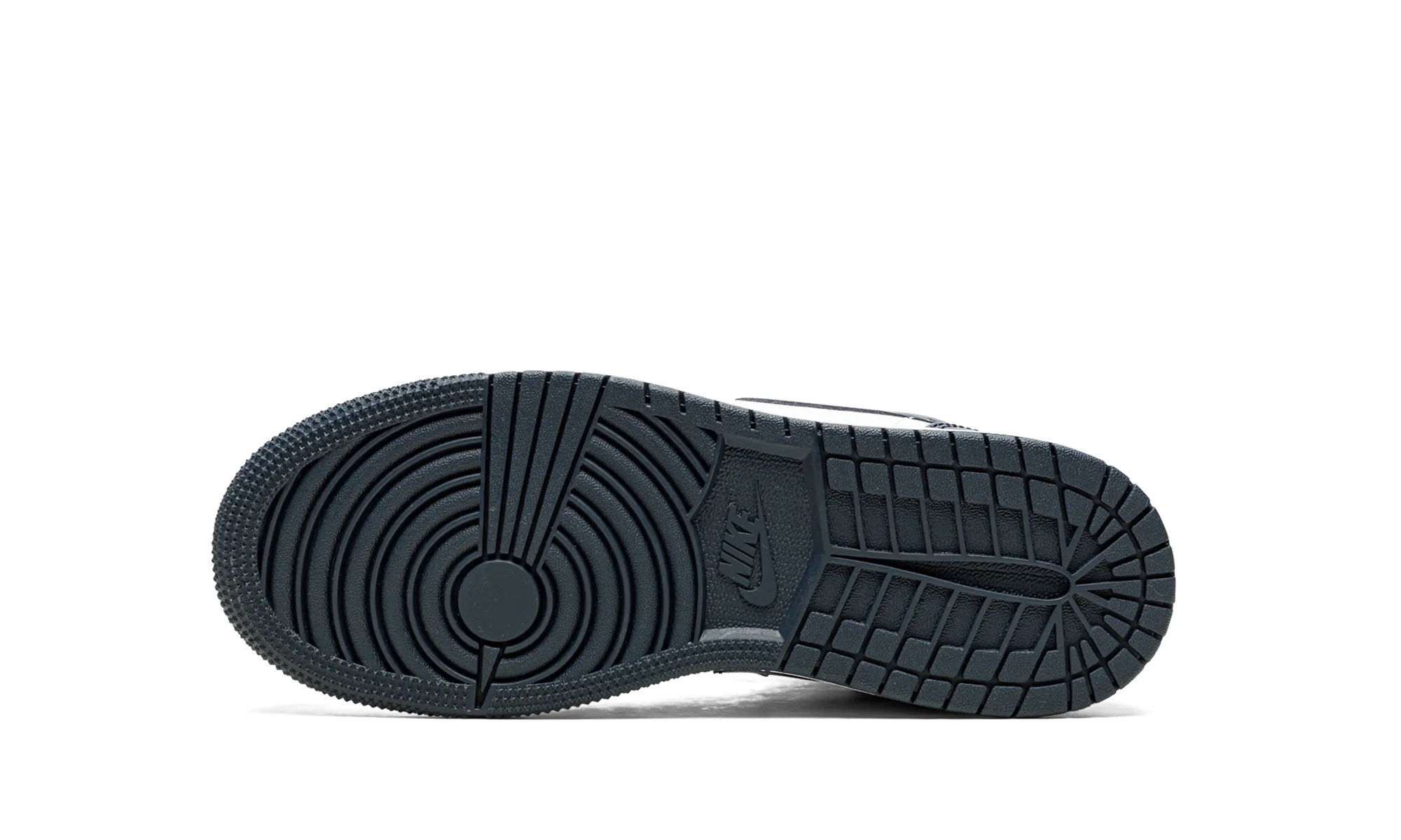 Air Jordan 1 Mid GS "Armory Navy" Breathable Linings Recycled Material Blend