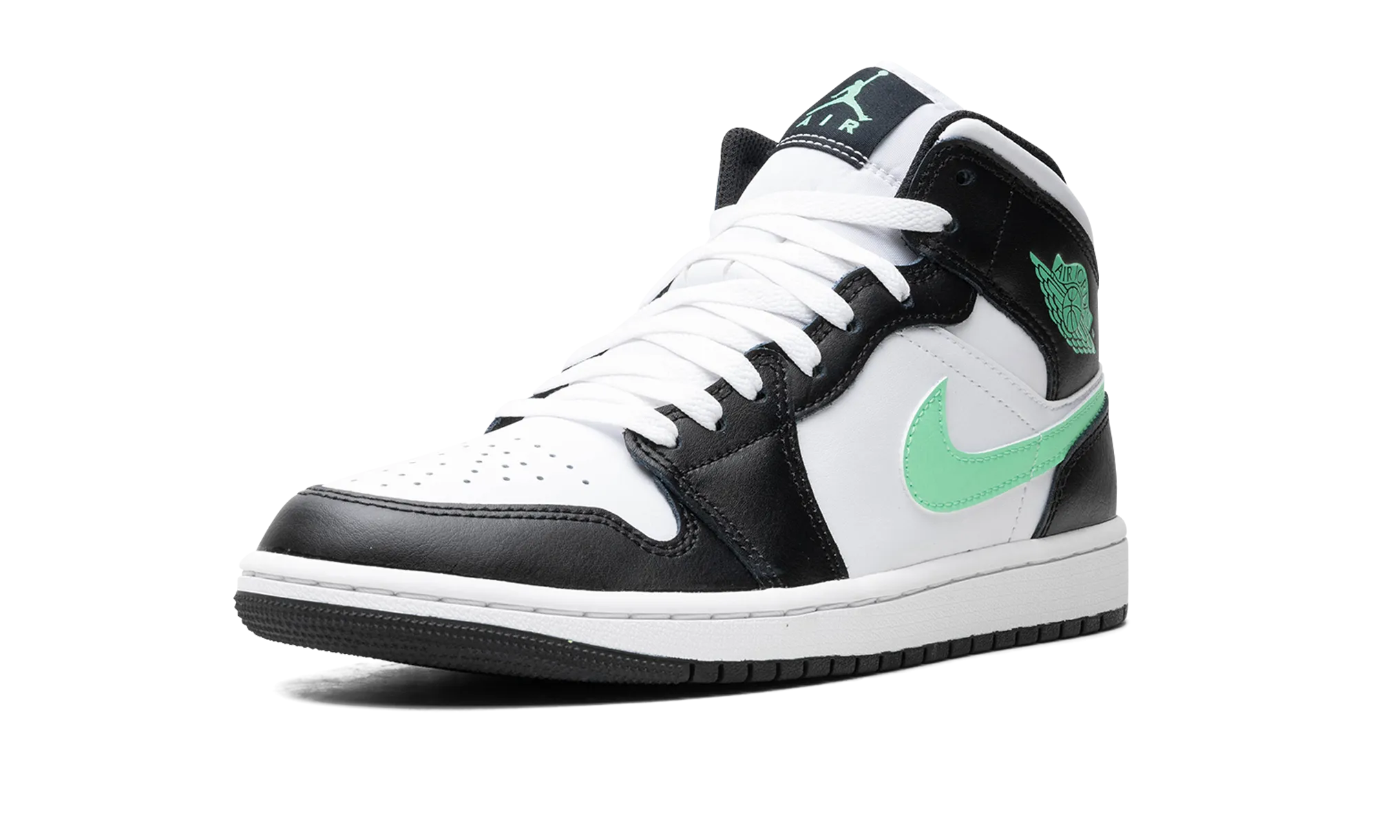 Air Jordan 1 Mid "GREEN GLOW" Chic Wear Enhanced Fit