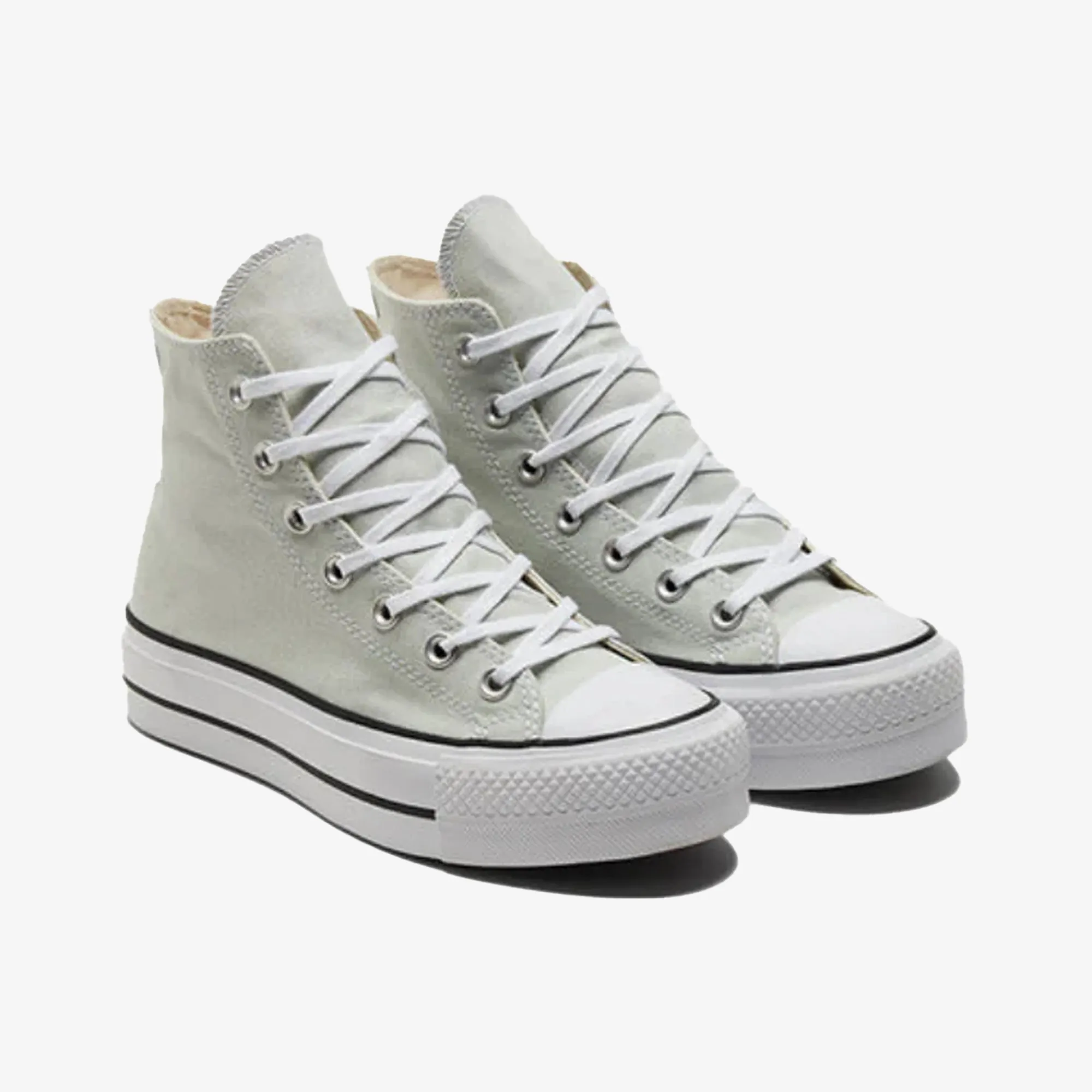 Modern Form Kevlar Reinforced Thread Converse | CHUCK TAYLOR ALL STAR PLATFORM CANVAS { WHITE