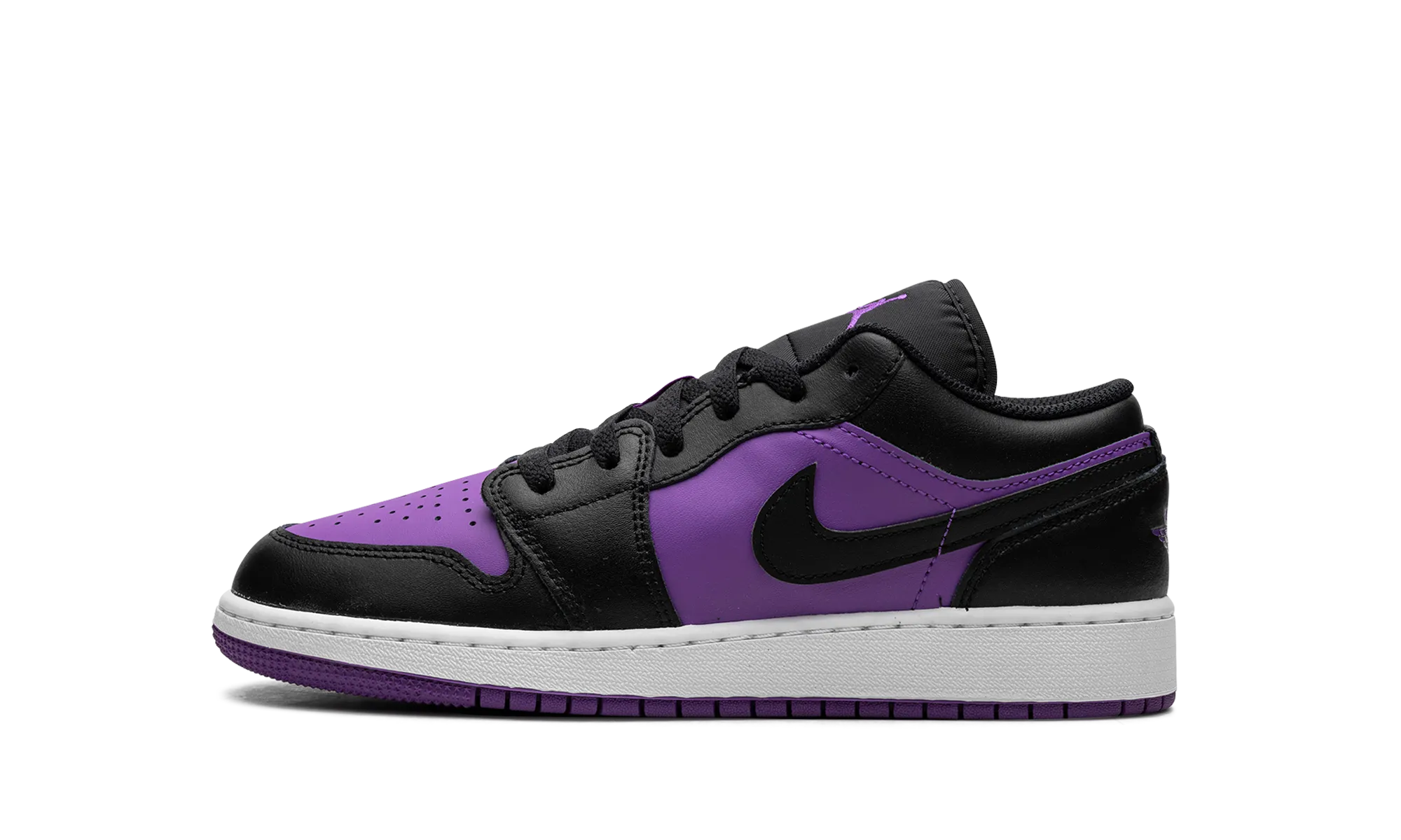 Layered Comfort Air Jordan 1 Low GS "Purple Venom"