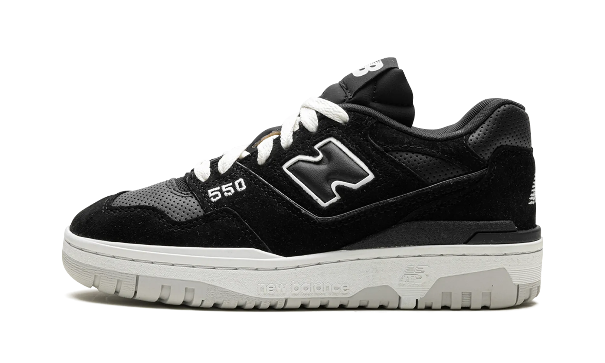 cold - climate running shoes adjustable fit shoes 550 "Black Suede"