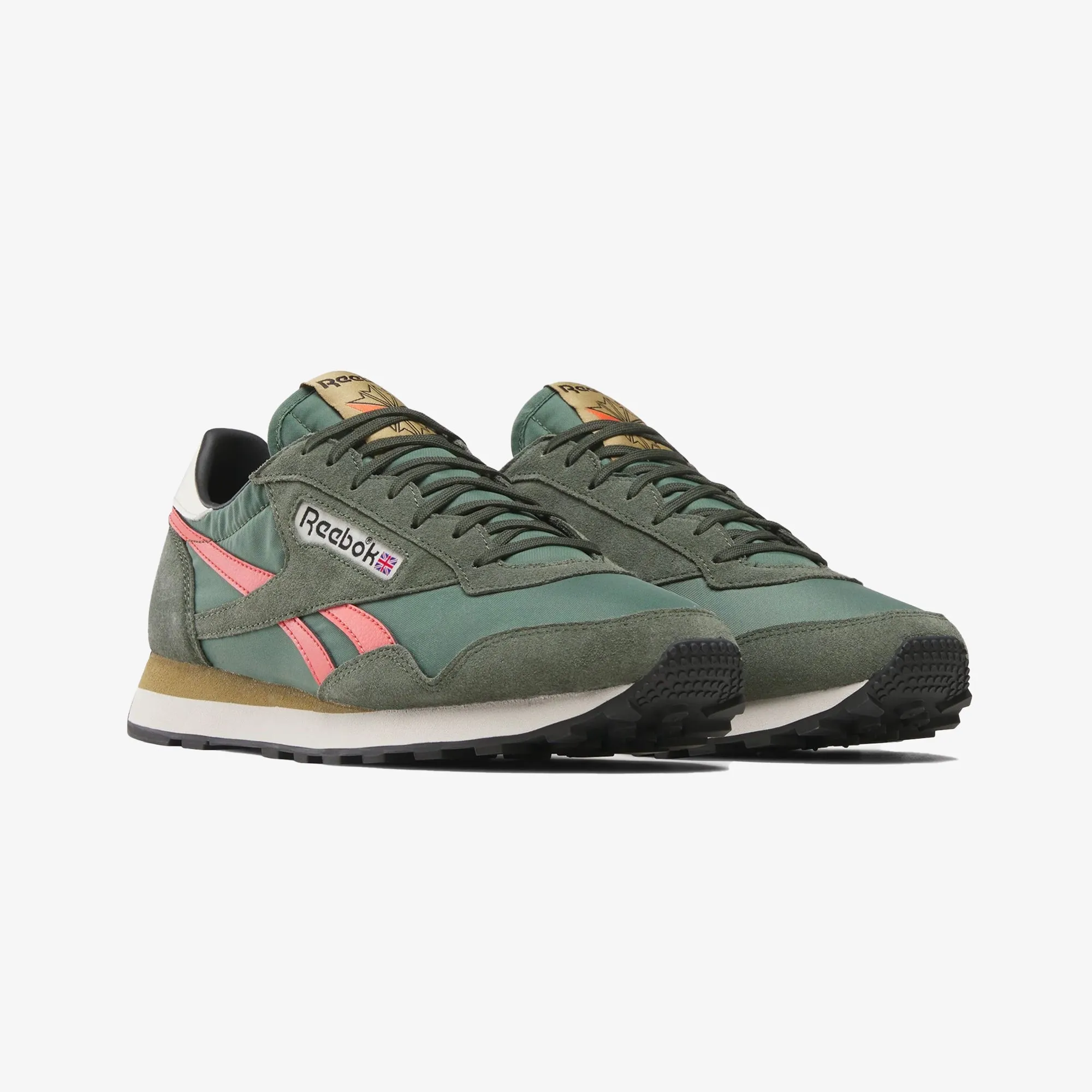 easy move Calm Step Reebok | AZTEC II { GREEN/ORANGE