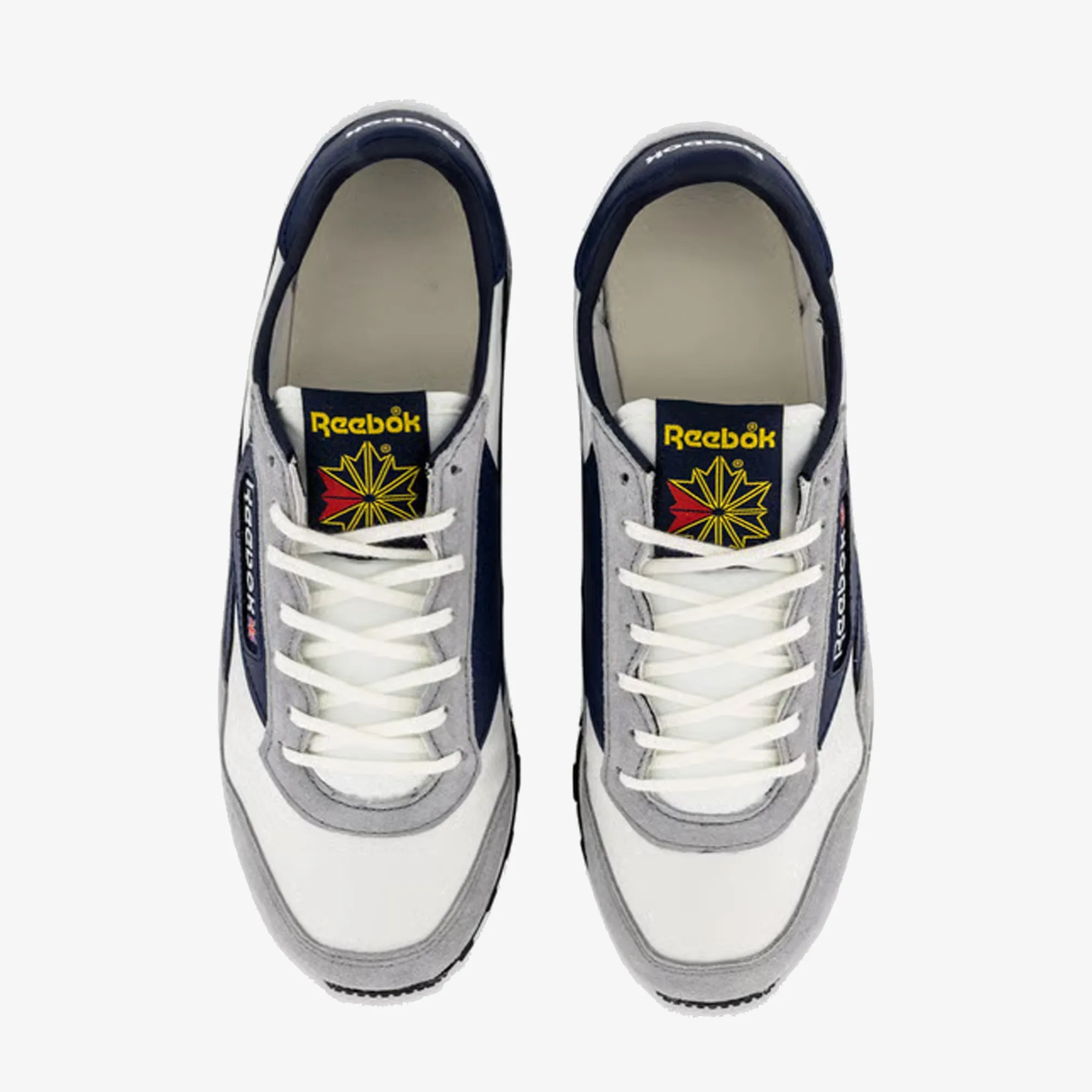 Reebok | AZTEC II { GREY 3/CHALK/VECTOR NAVY Stone Grip Firm Edge
