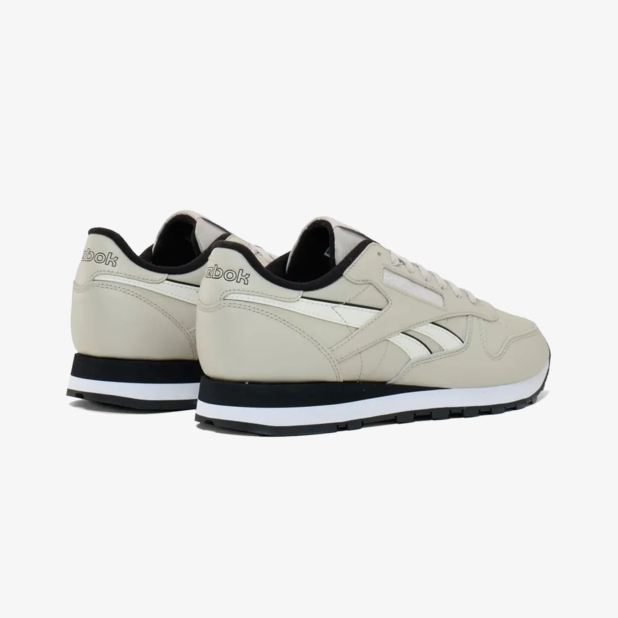 Reebok | CLASSIC LEATHER { BEIGE Memory Foam Airport Travel Secure