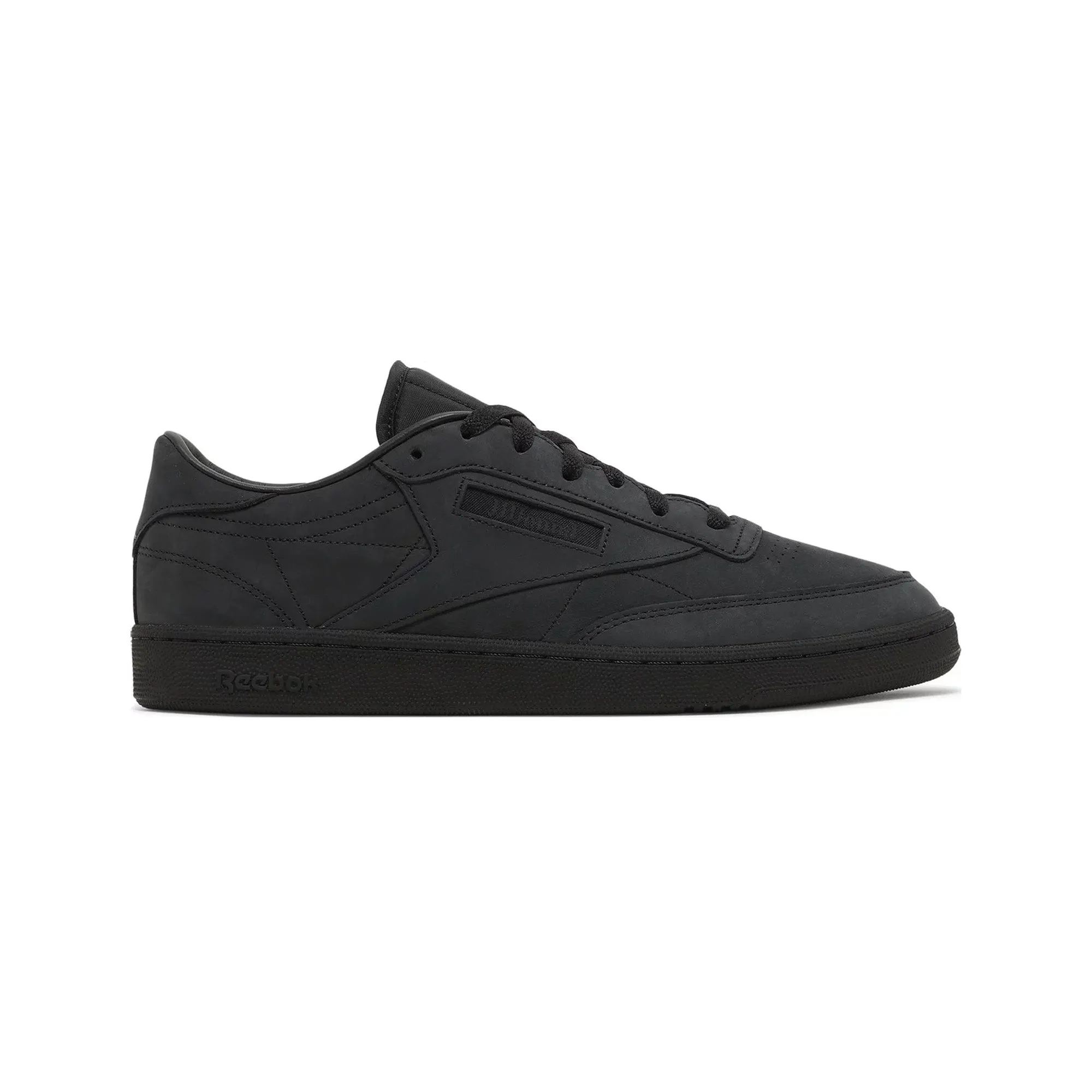 adjustable lacing system Reebok Club C 85 JJJJound Nubuck 'Core Black' (2024)