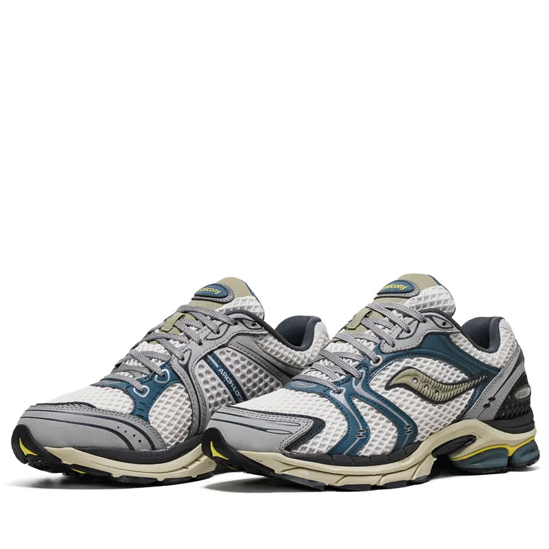 Saucony Progrid Triumph 4 - Ice/Orion Blue Timeless traction WideFit