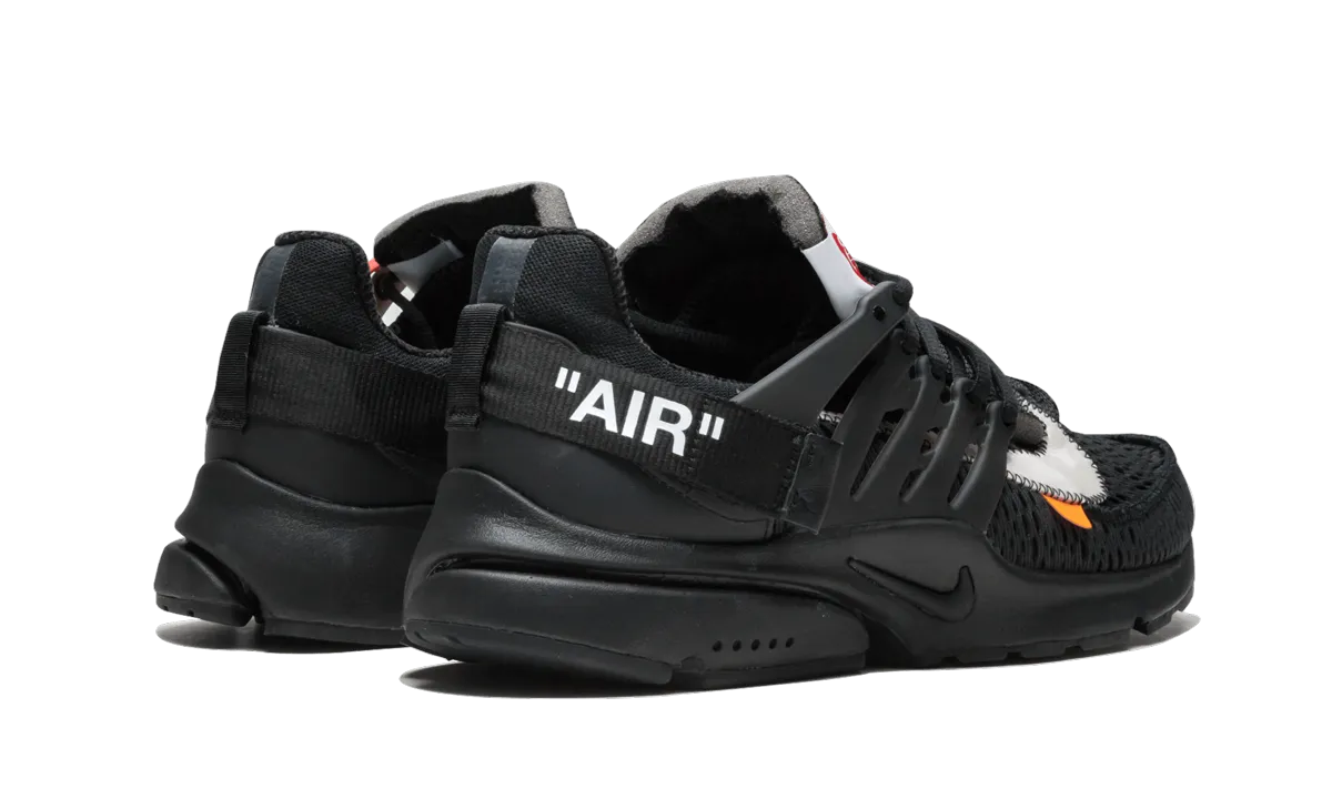 The 10 : Air Presto "Off-White Polar Opposites Black" Pro Response Shoes Streamlined Design