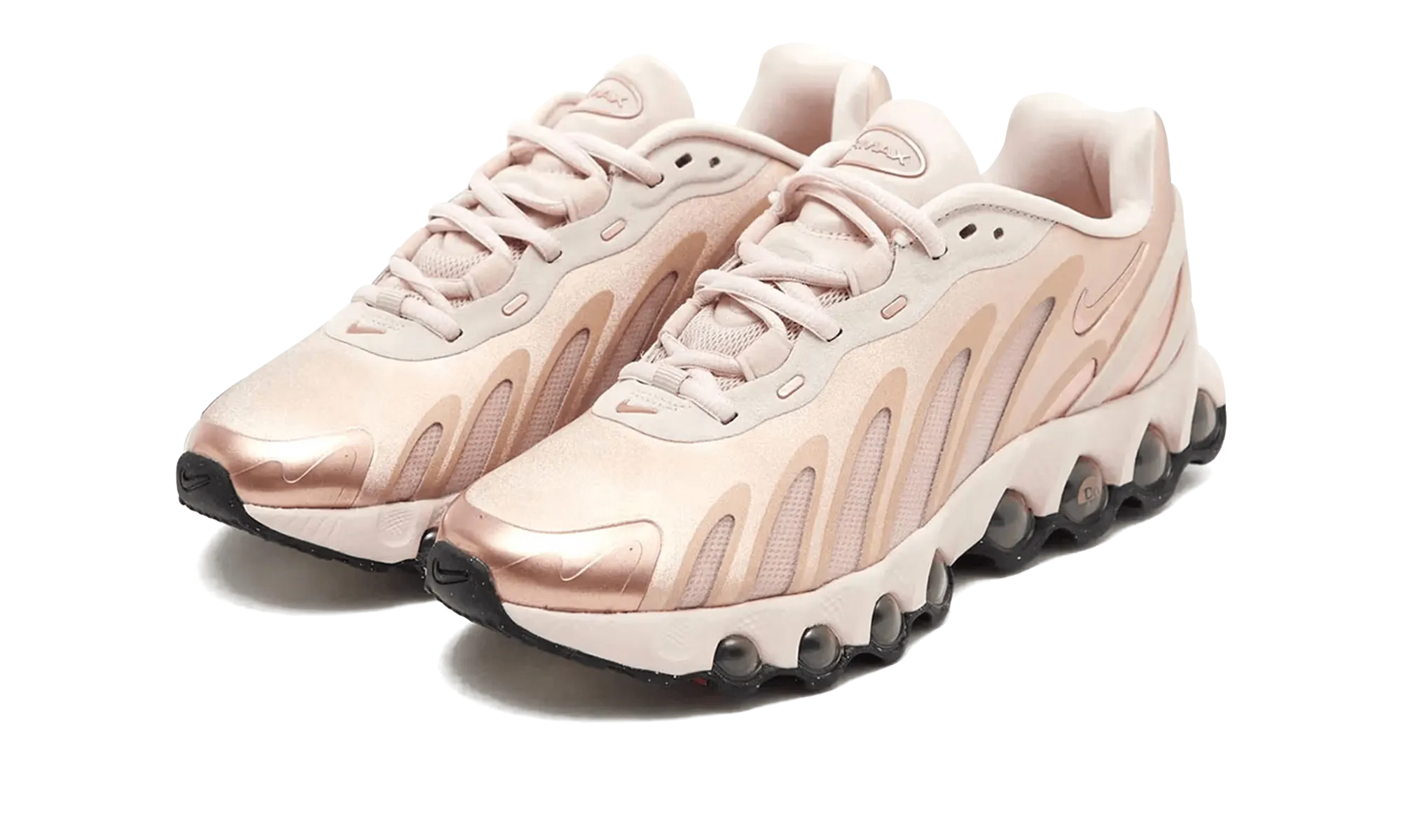 Air Max DN8 WMNS "Rose Gold" running in stadium tracks shoes Customizable Option