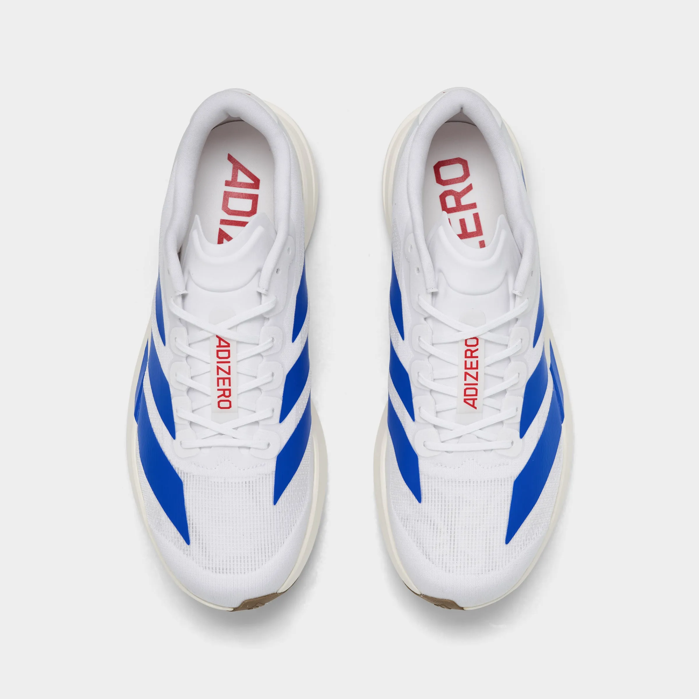adidas Adizero EVO SL White / Blue - Blue Gym Commute