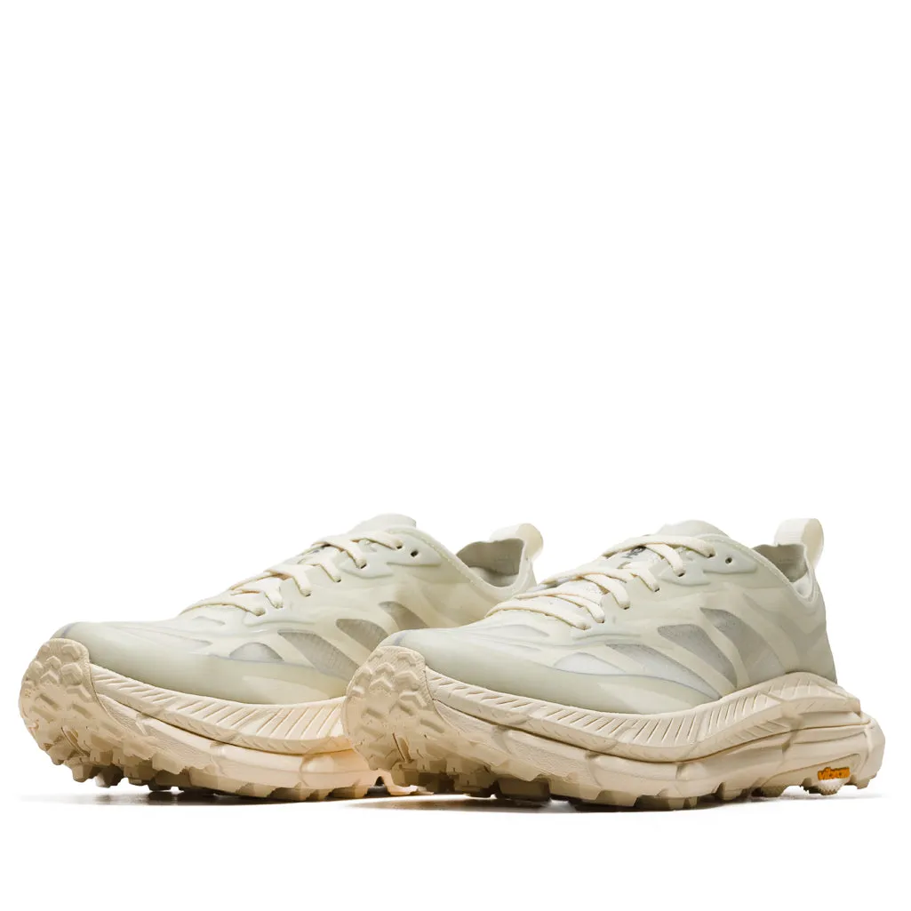 Hoka Mafate Speed 4 Lite - Truffle Salt/Vintage Yellow Retro-inspired cushioning Movement Ready