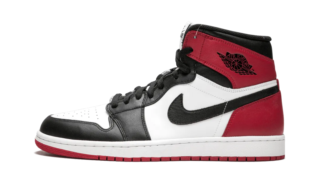 Wear comfort Air Jordan 1 Retro High OG "Black Toe"