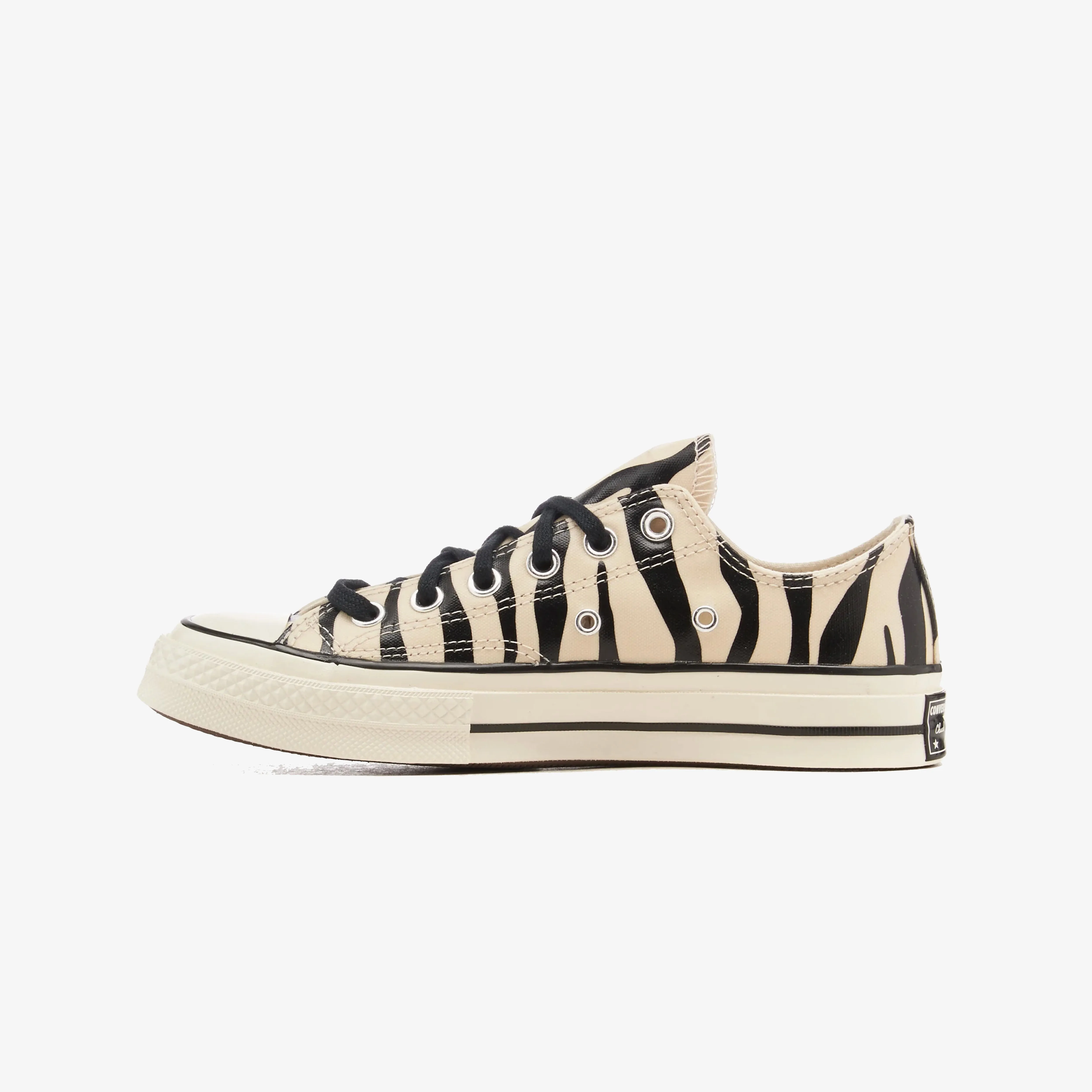 Reinforced Collar Padding Converse | CHUCK 70 ZEBRA PRINT { BEIGE/BLACK
