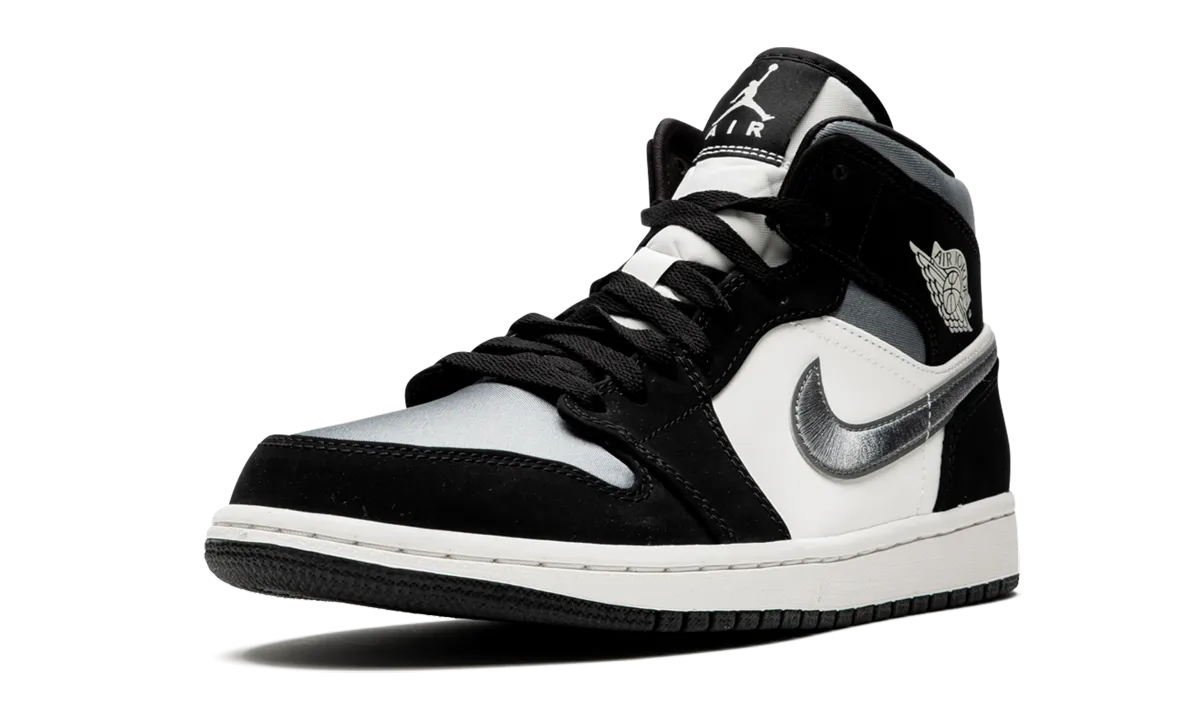 Air Jordan 1 Mid SE "Satin Grey" Aerodynamic Form Smart Comfort